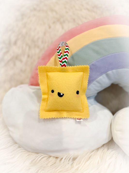 BeanTown Buddies® Ravioli Holiday Plushie Ornament