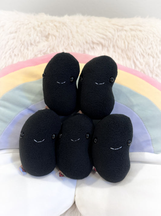 BeanTown Buddies® Black Jelli Bean Pocket Plushie