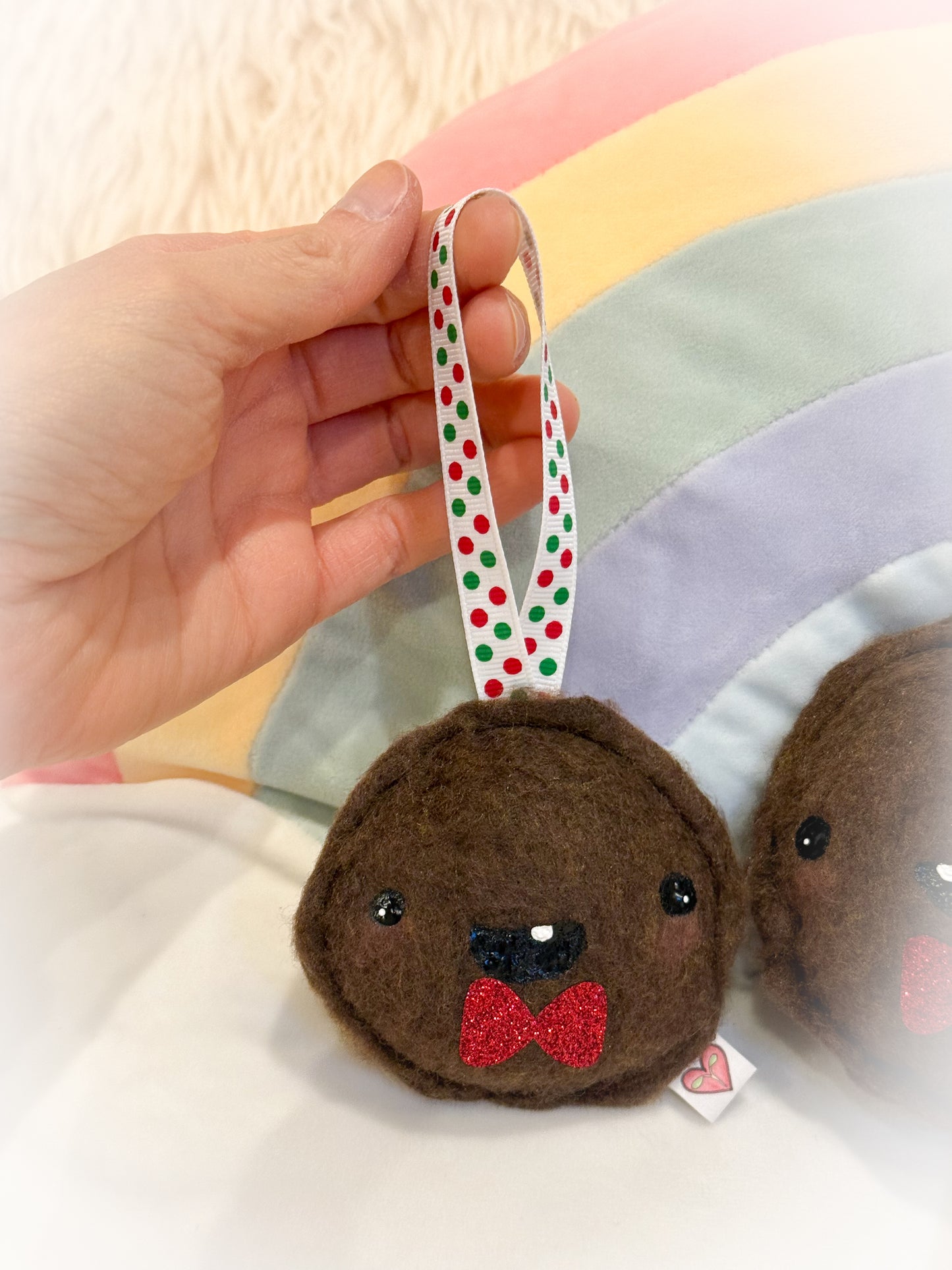 BeanTown Buddies® Meatball Plushie Ornament