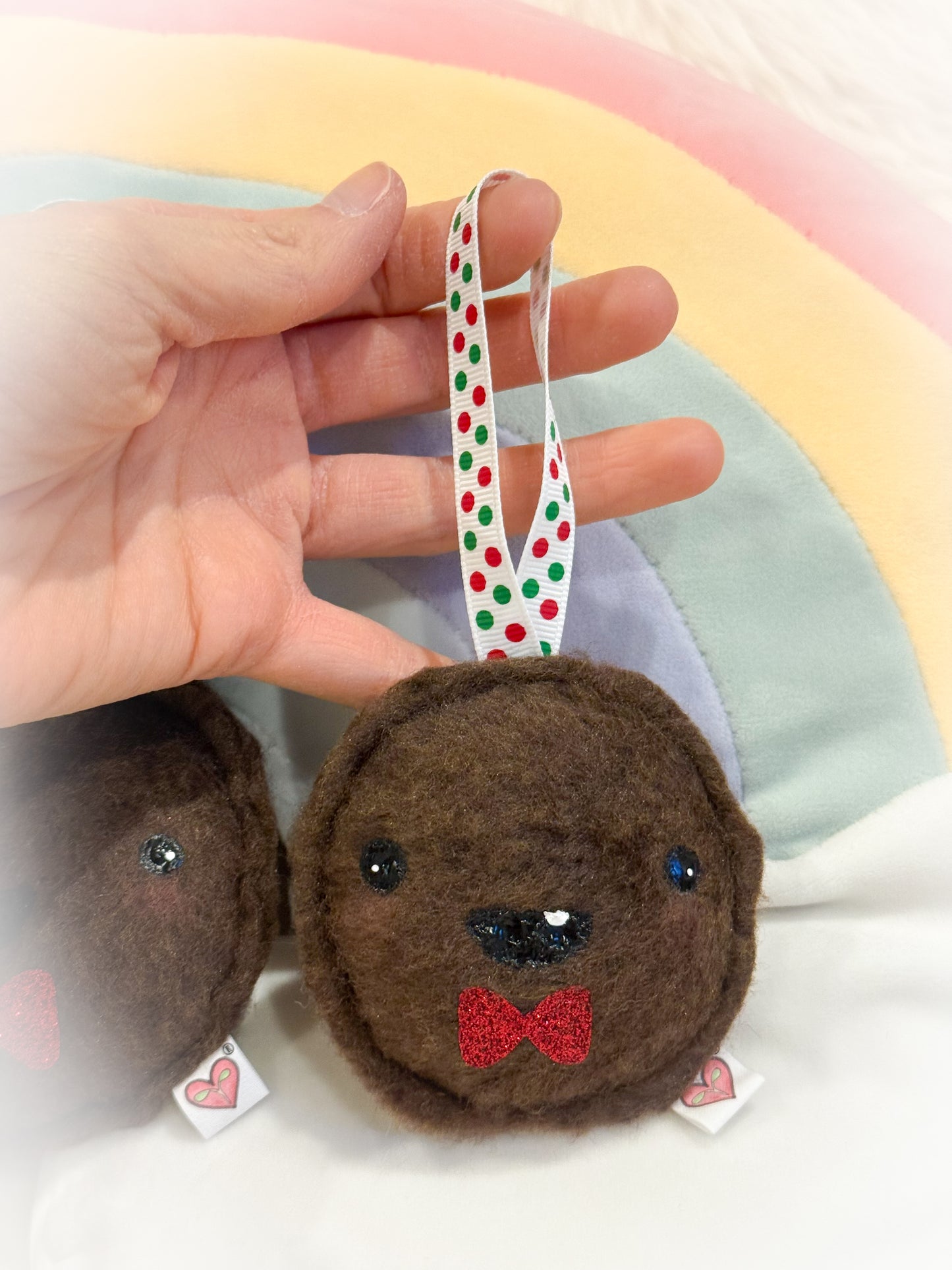 BeanTown Buddies® Meatball Plushie Ornament