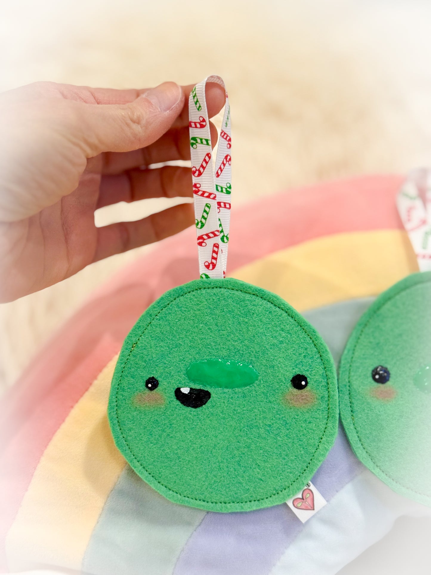 BeanTown Buddies® HapPea Felt Ornament