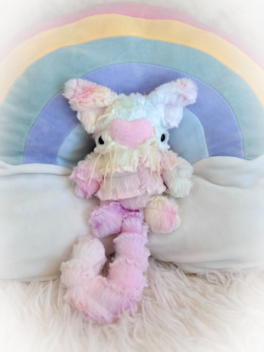 BeanTown Buddies® Pastel Rainbow Jungle Kitti