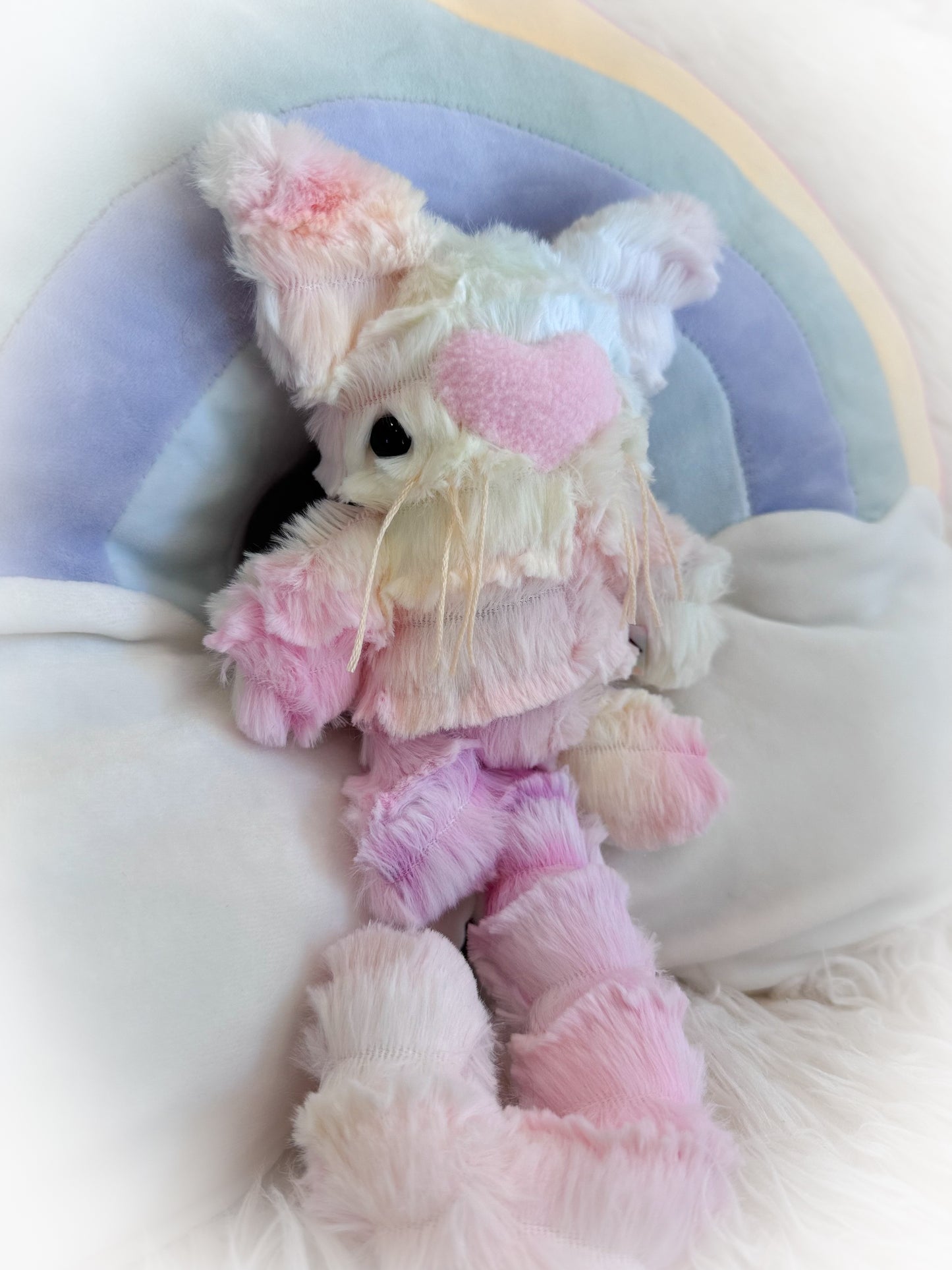 BeanTown Buddies® Pastel Rainbow Jungle Kitti