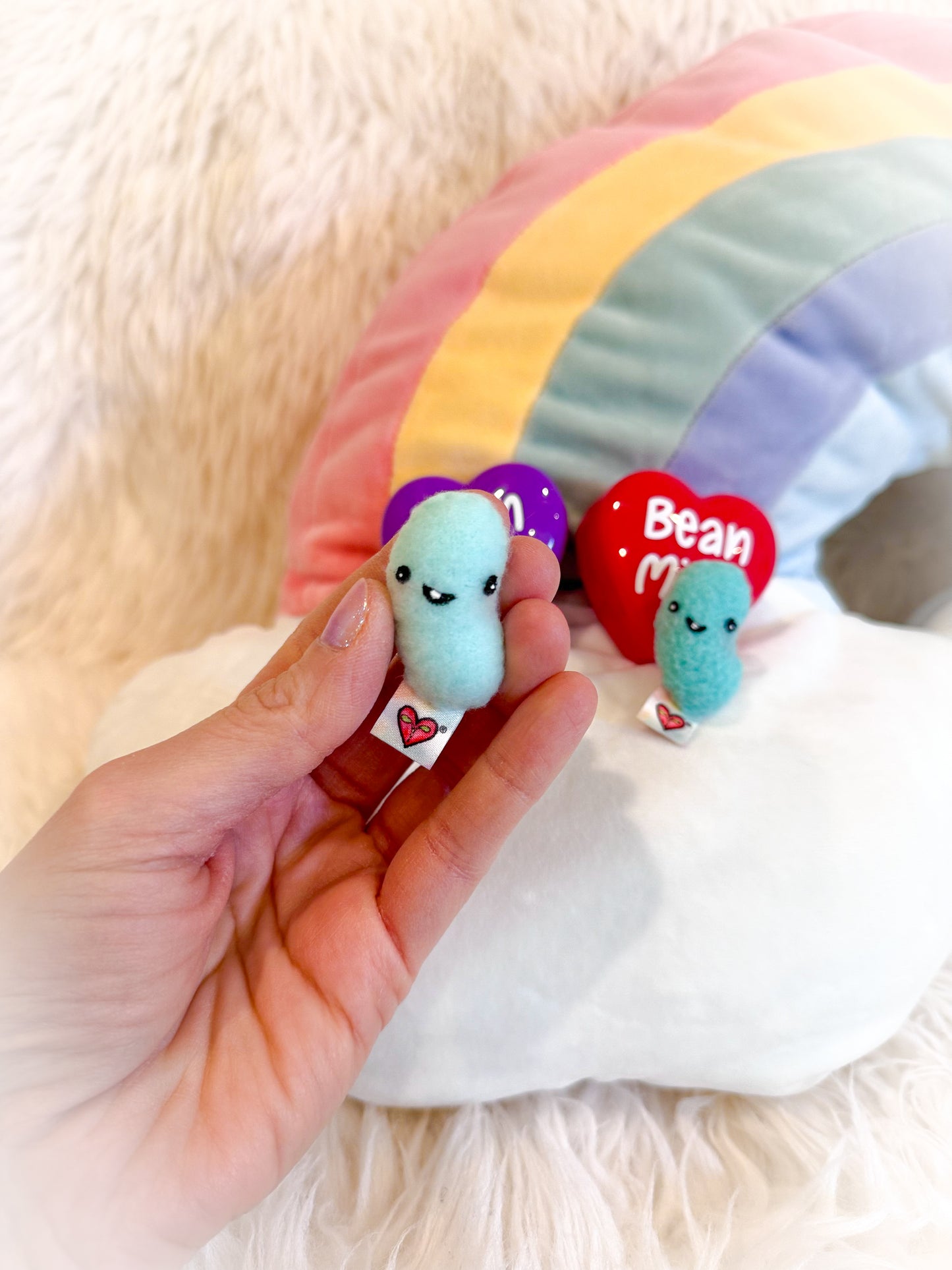 BeanTown Buddies® Teal Pocket Jelli Bean Plushies