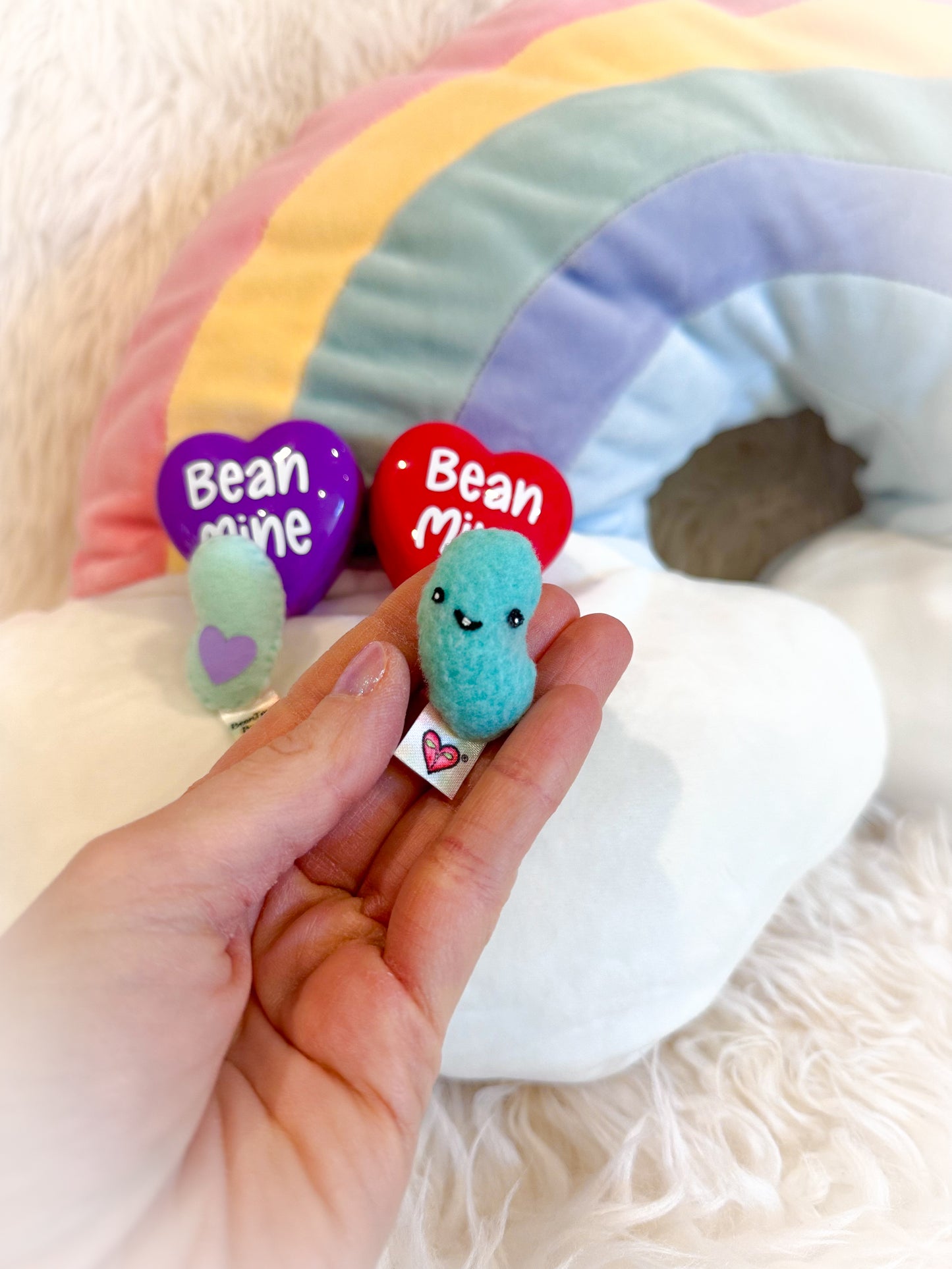 BeanTown Buddies® Teal Pocket Jelli Bean Plushies