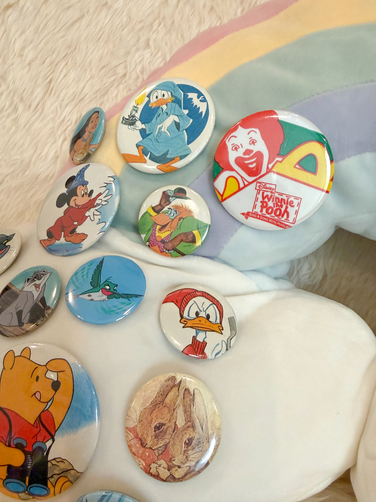 BeanTown Buddies® Vintage Book Pin Back Buttons