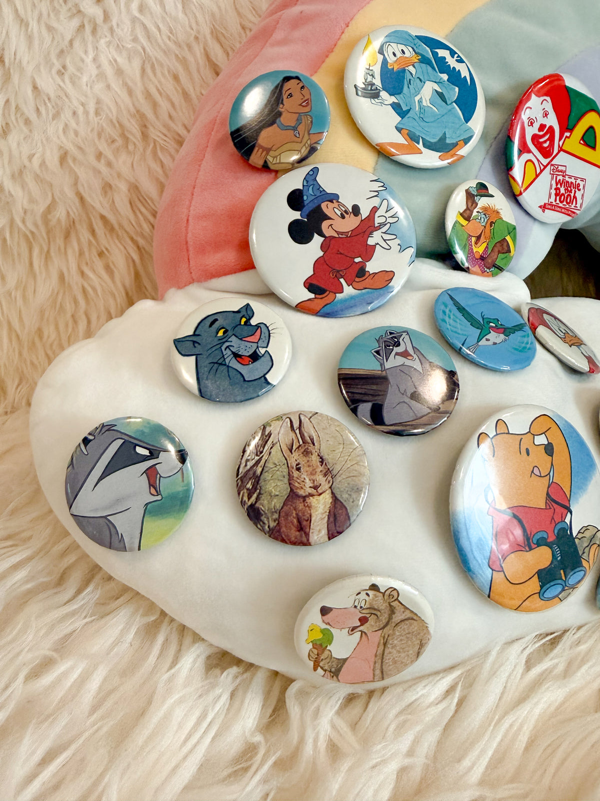 BeanTown Buddies® Vintage Book Pin Back Buttons