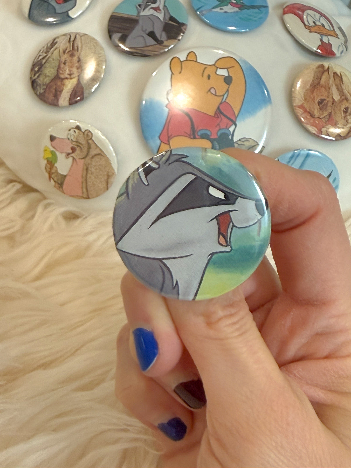 BeanTown Buddies® Vintage Book Pin Back Buttons