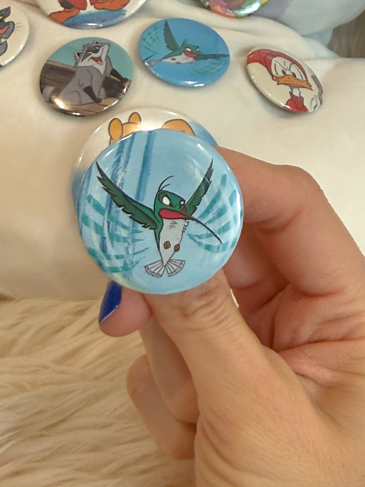BeanTown Buddies® Vintage Book Pin Back Buttons
