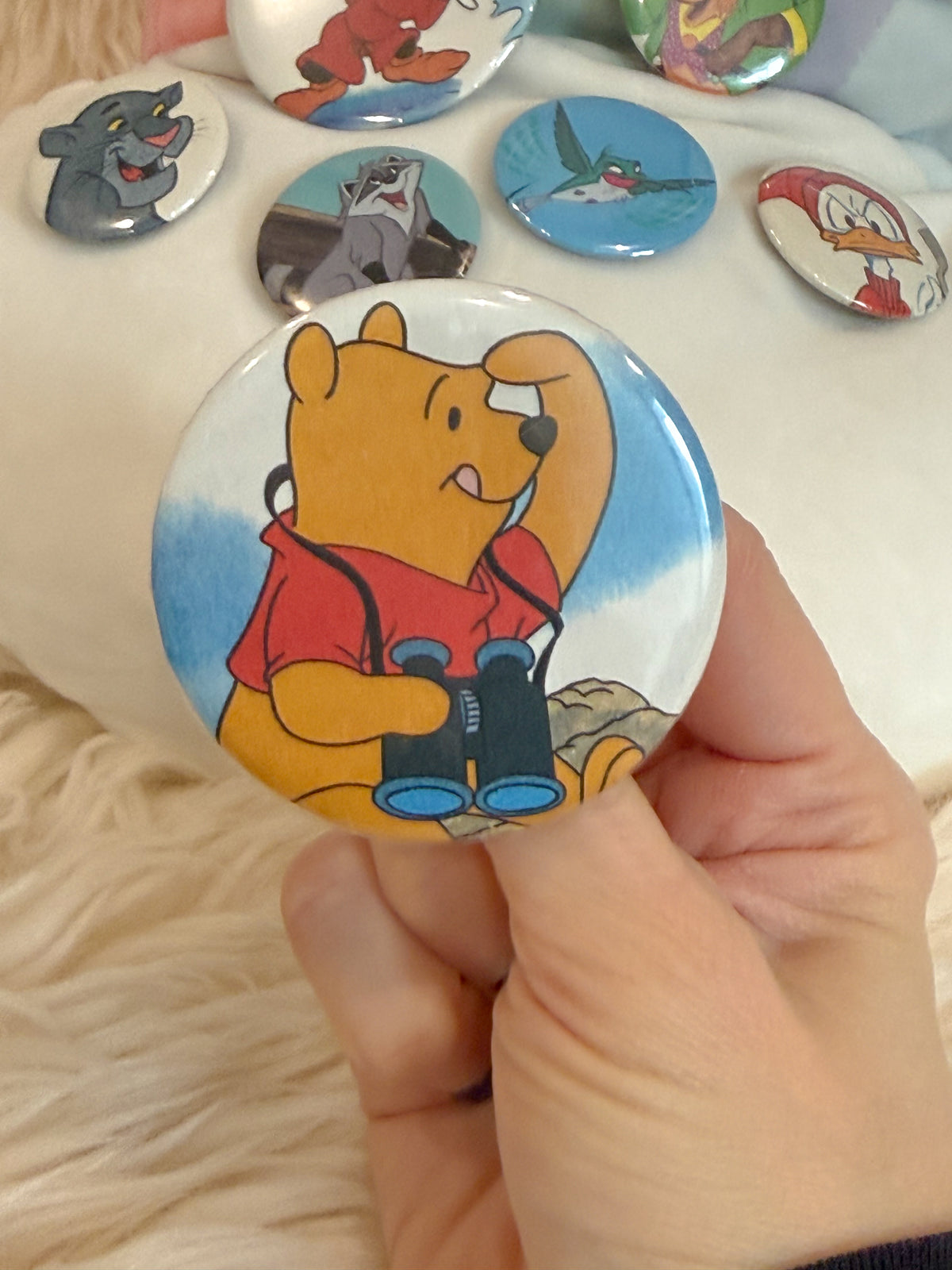 BeanTown Buddies® Vintage Book Pin Back Buttons