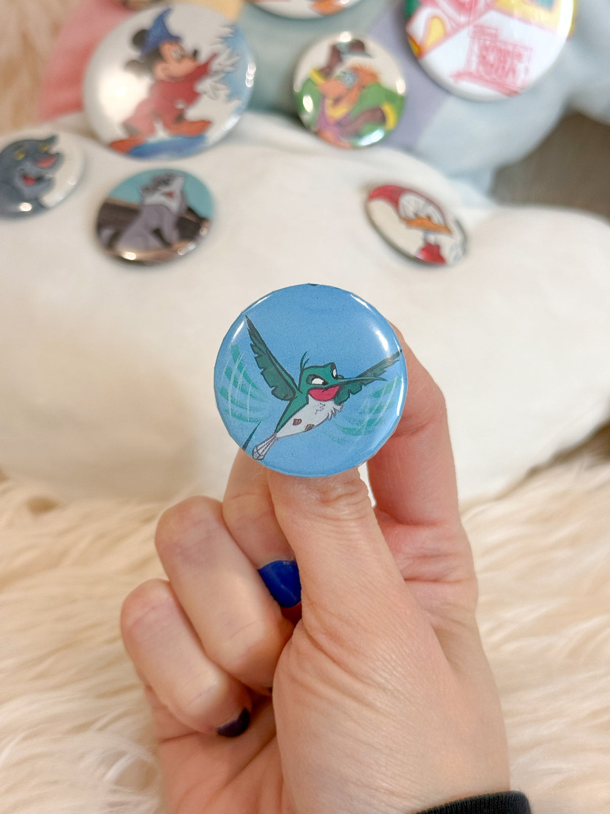 BeanTown Buddies® Vintage Book Pin Back Buttons