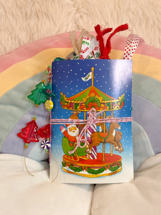 BeanTown Buddies® Vintage Christmas Card Junk Journal