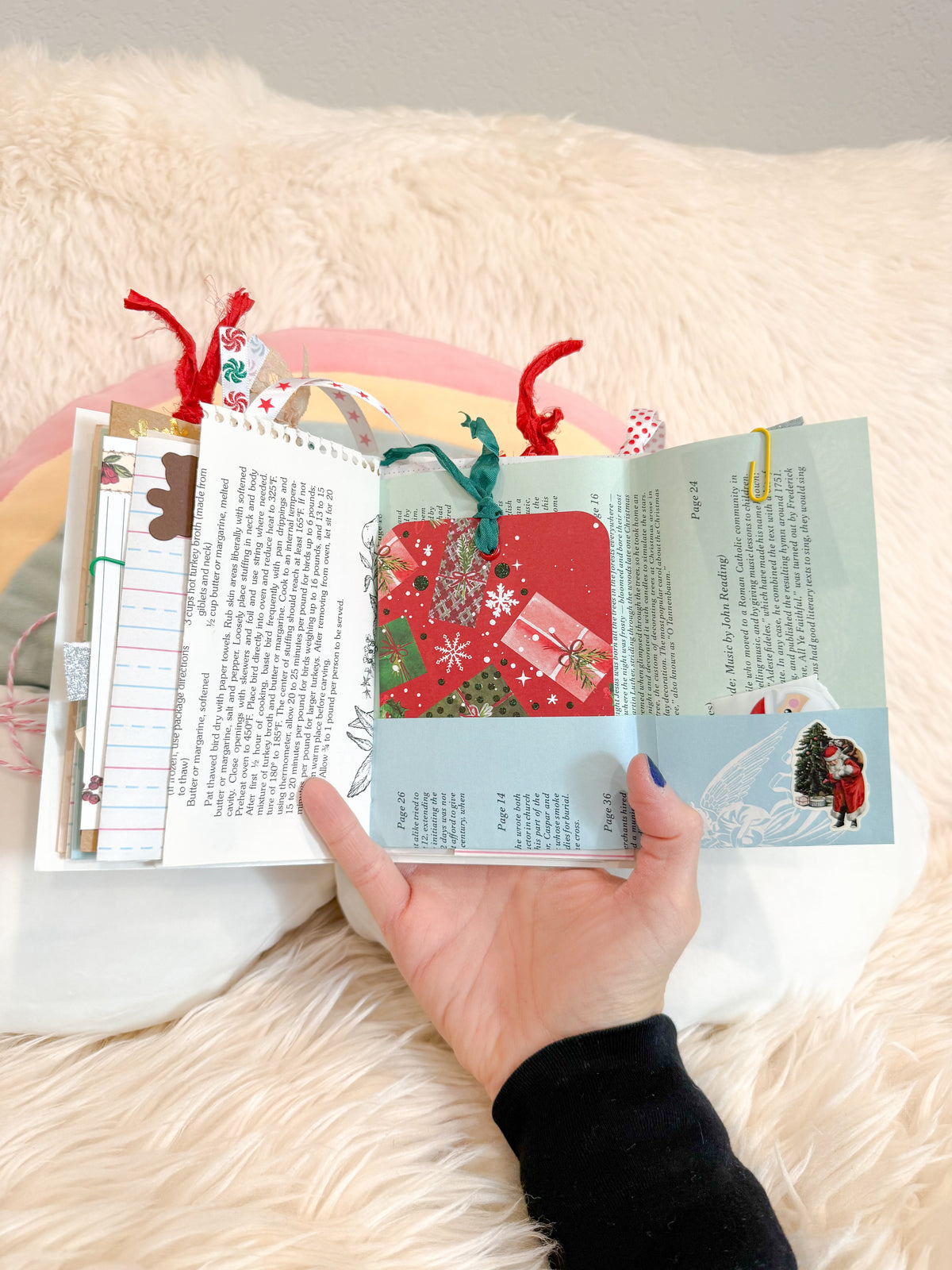 BeanTown Buddies® Vintage Christmas Card Junk Journal