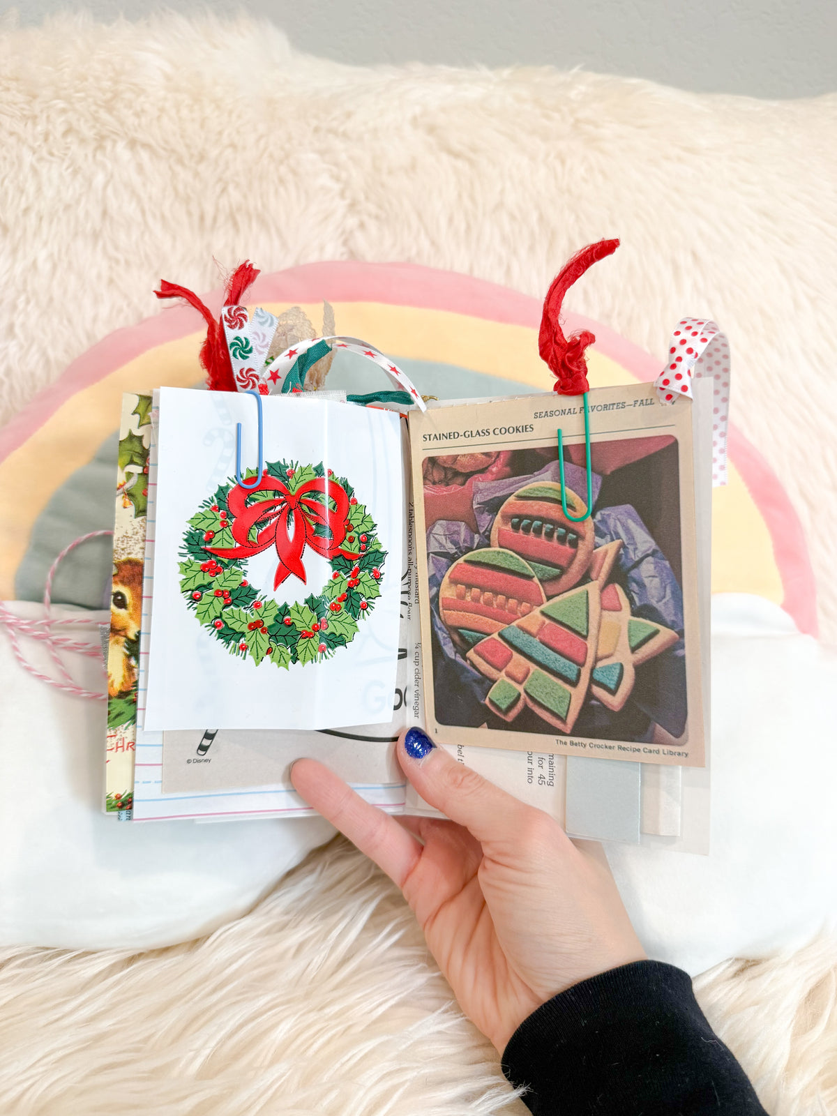 BeanTown Buddies® Vintage Christmas Card Junk Journal