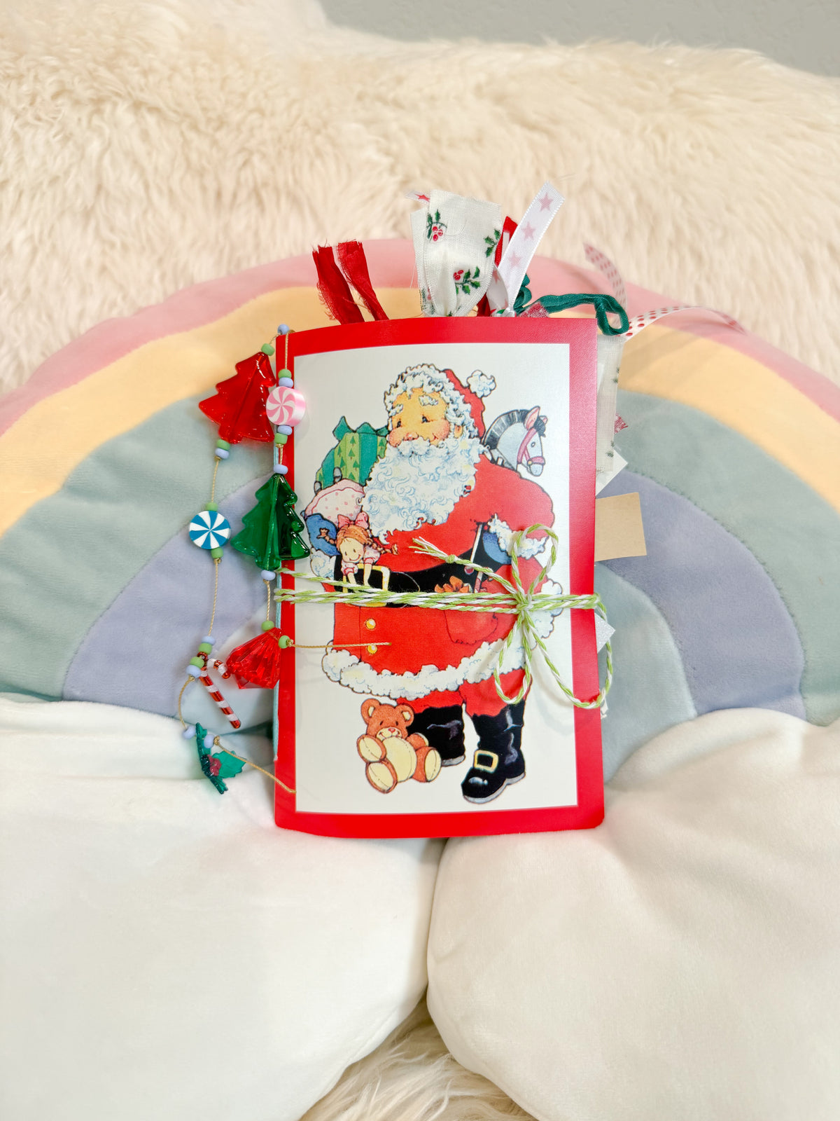 BeanTown Buddies® Vintage Christmas Card Junk Journal