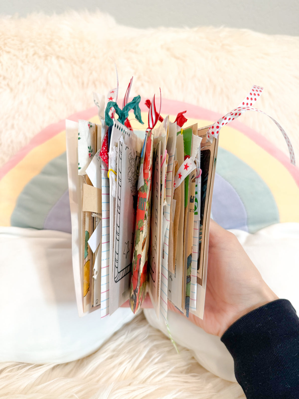BeanTown Buddies® Vintage Christmas Card Junk Journal