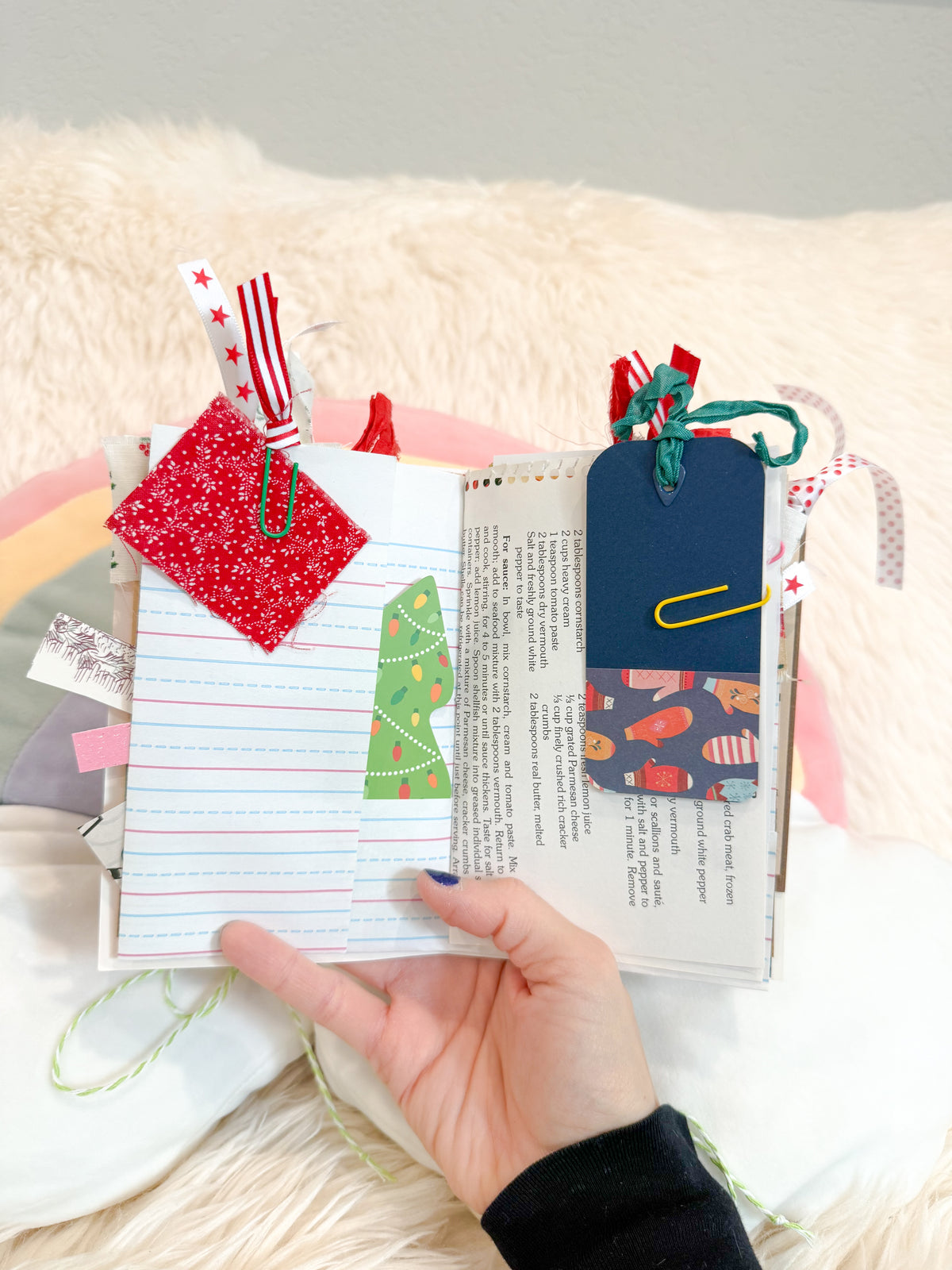 BeanTown Buddies® Vintage Christmas Card Junk Journal