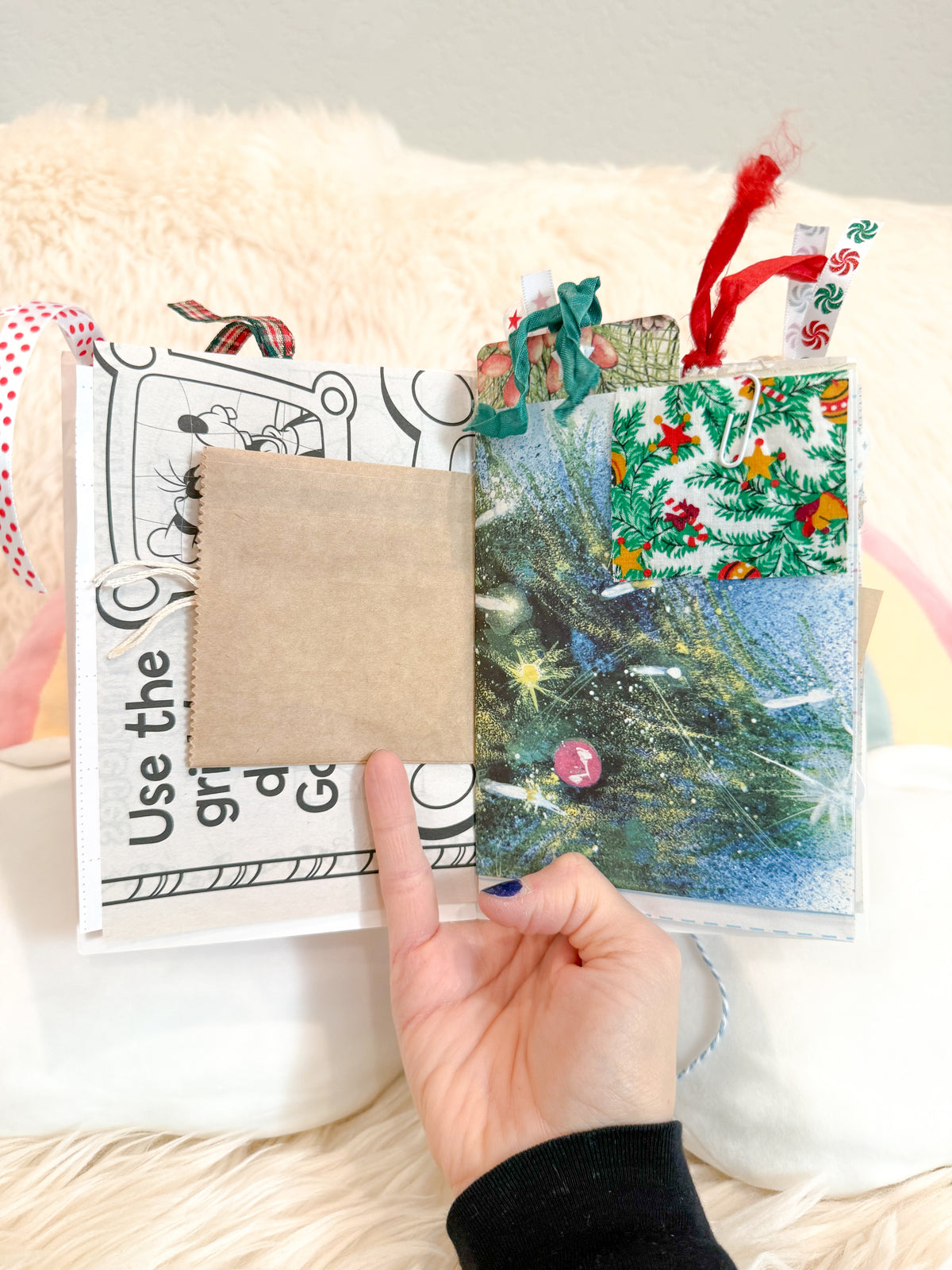 BeanTown Buddies® Vintage Christmas Card Junk Journal