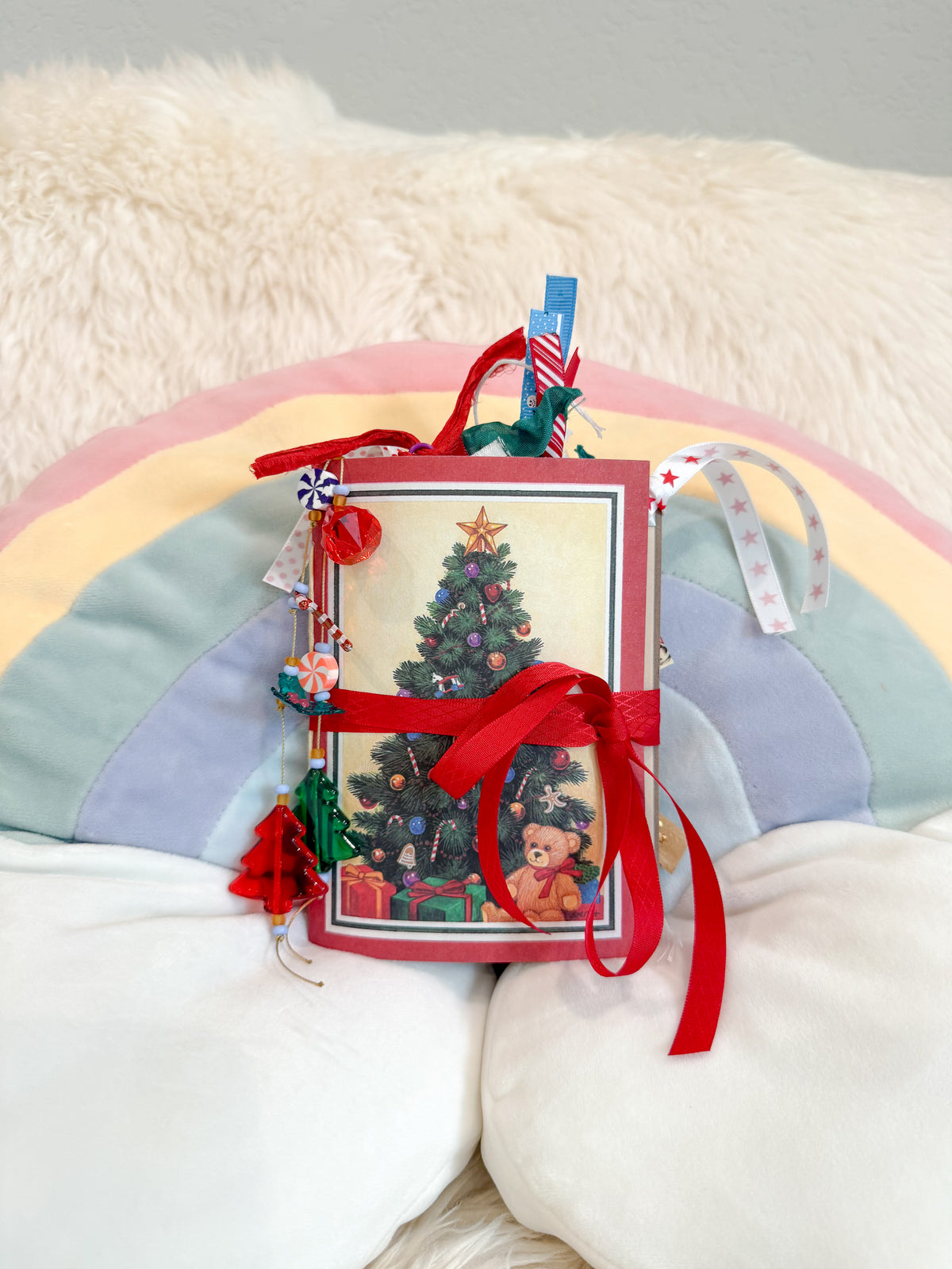 BeanTown Buddies® Vintage Christmas Card Junk Journal
