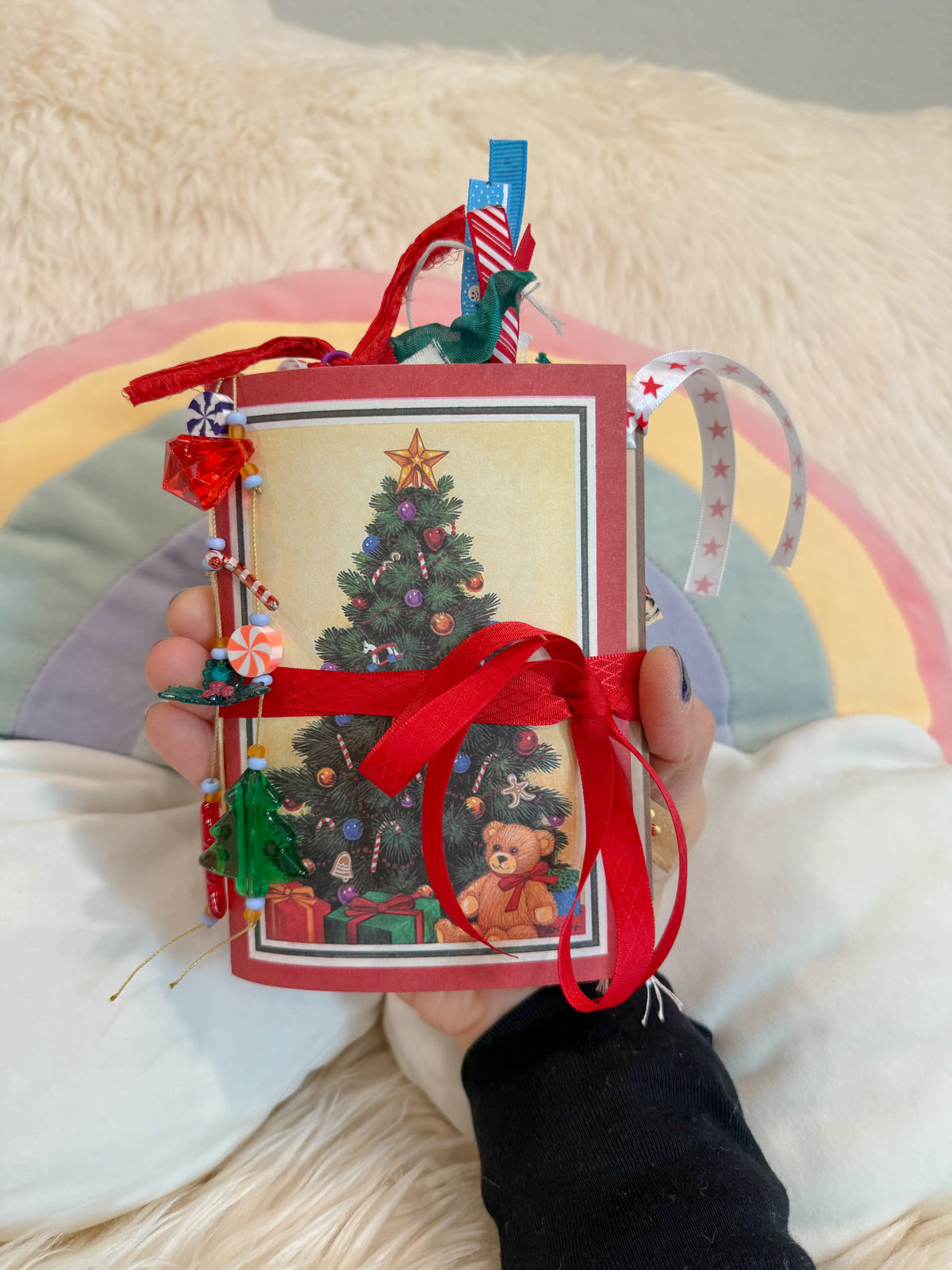 BeanTown Buddies® Vintage Christmas Card Junk Journal