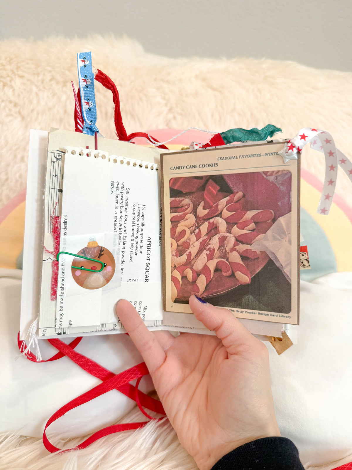 BeanTown Buddies® Vintage Christmas Card Junk Journal