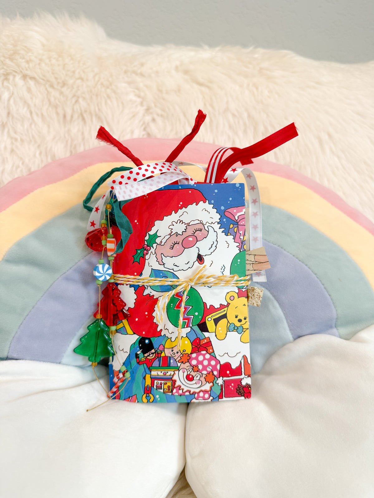BeanTown Buddies® Vintage Christmas Card Junk Journal