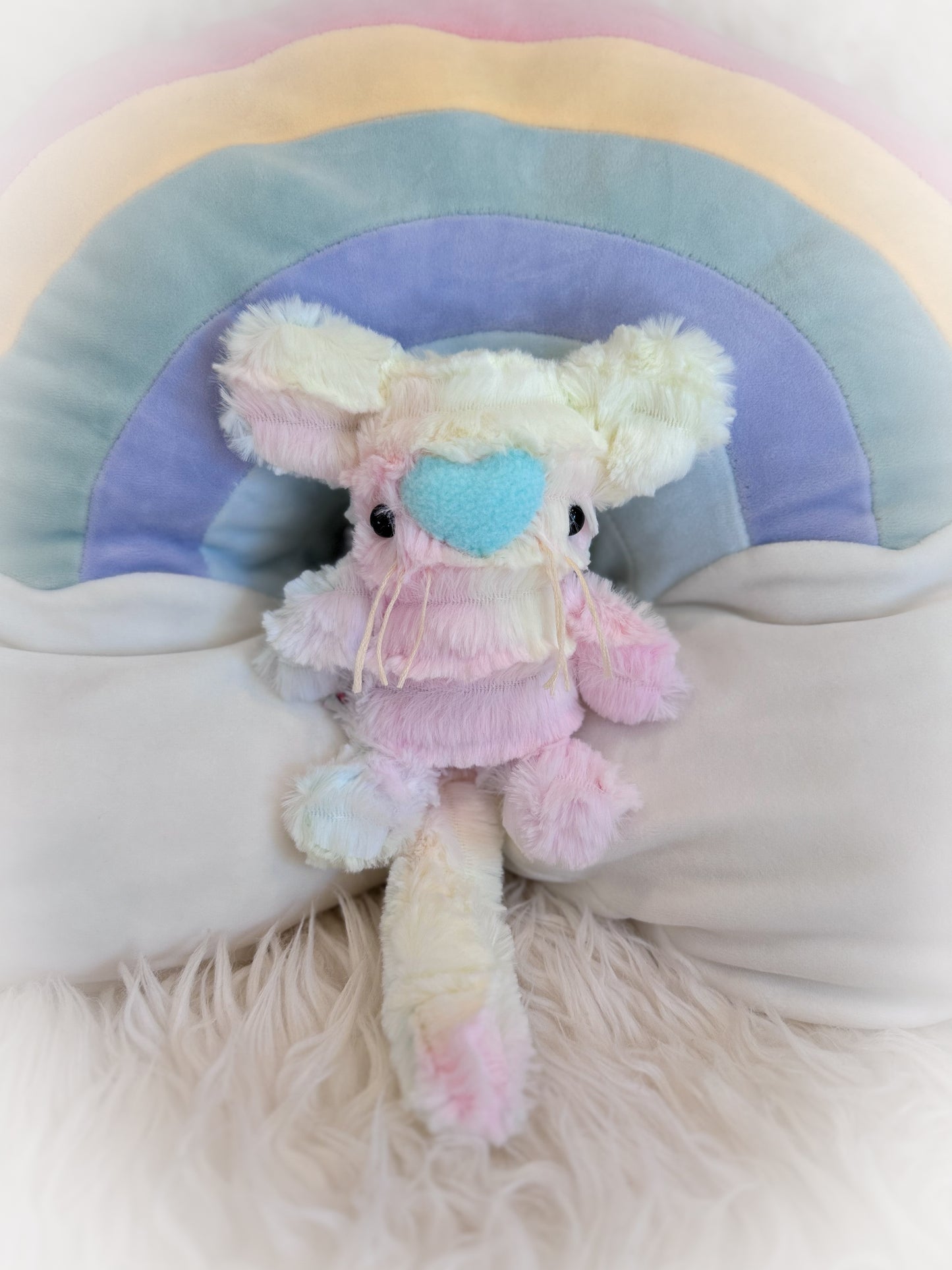 BeanTown Buddies® Pastel Rainbow Jungle Kitti