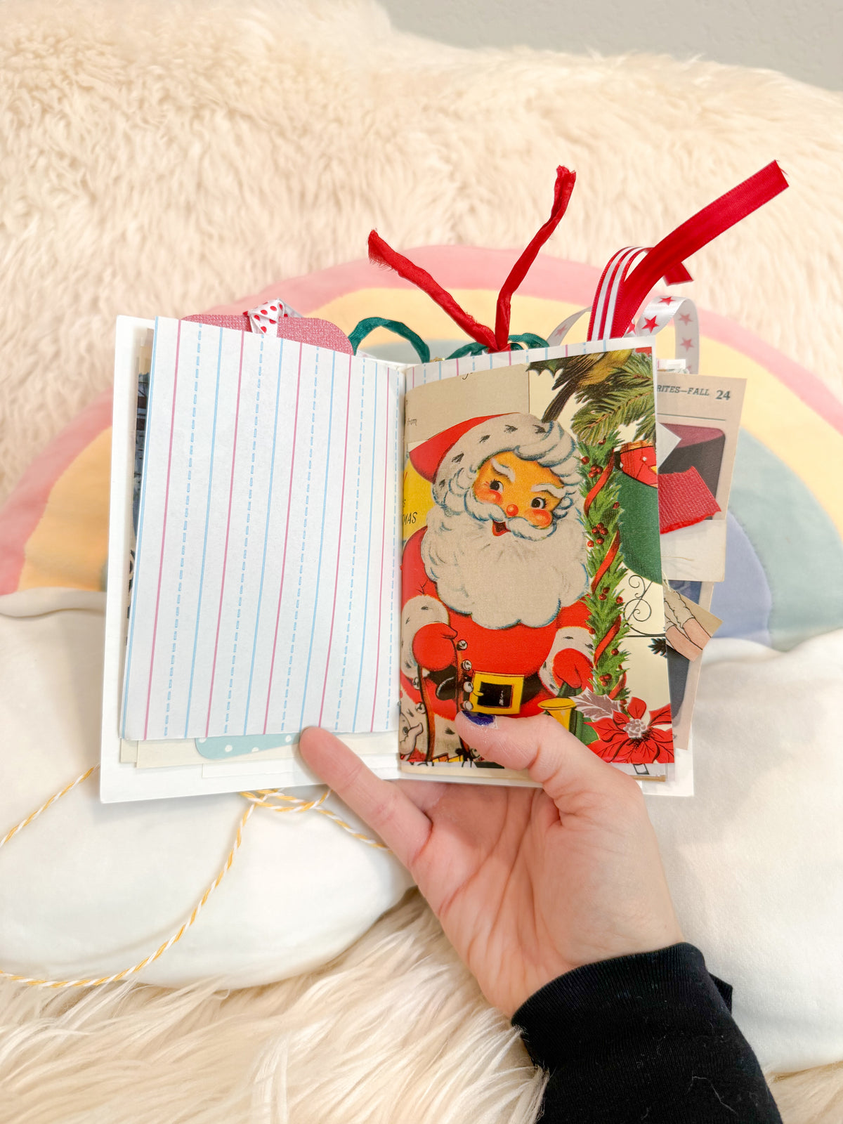BeanTown Buddies® Vintage Christmas Card Junk Journal