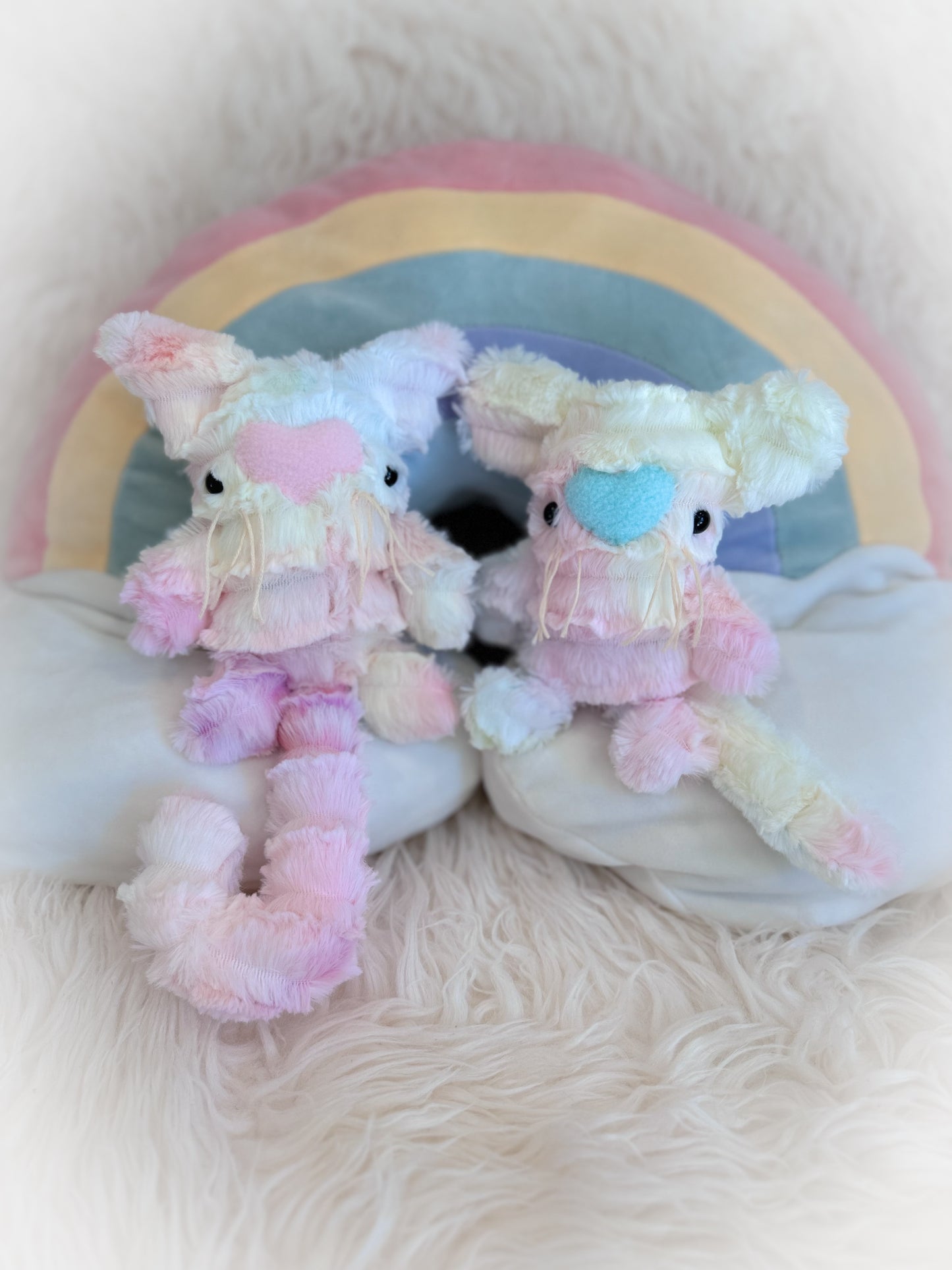 BeanTown Buddies® Pastel Rainbow Jungle Kitti