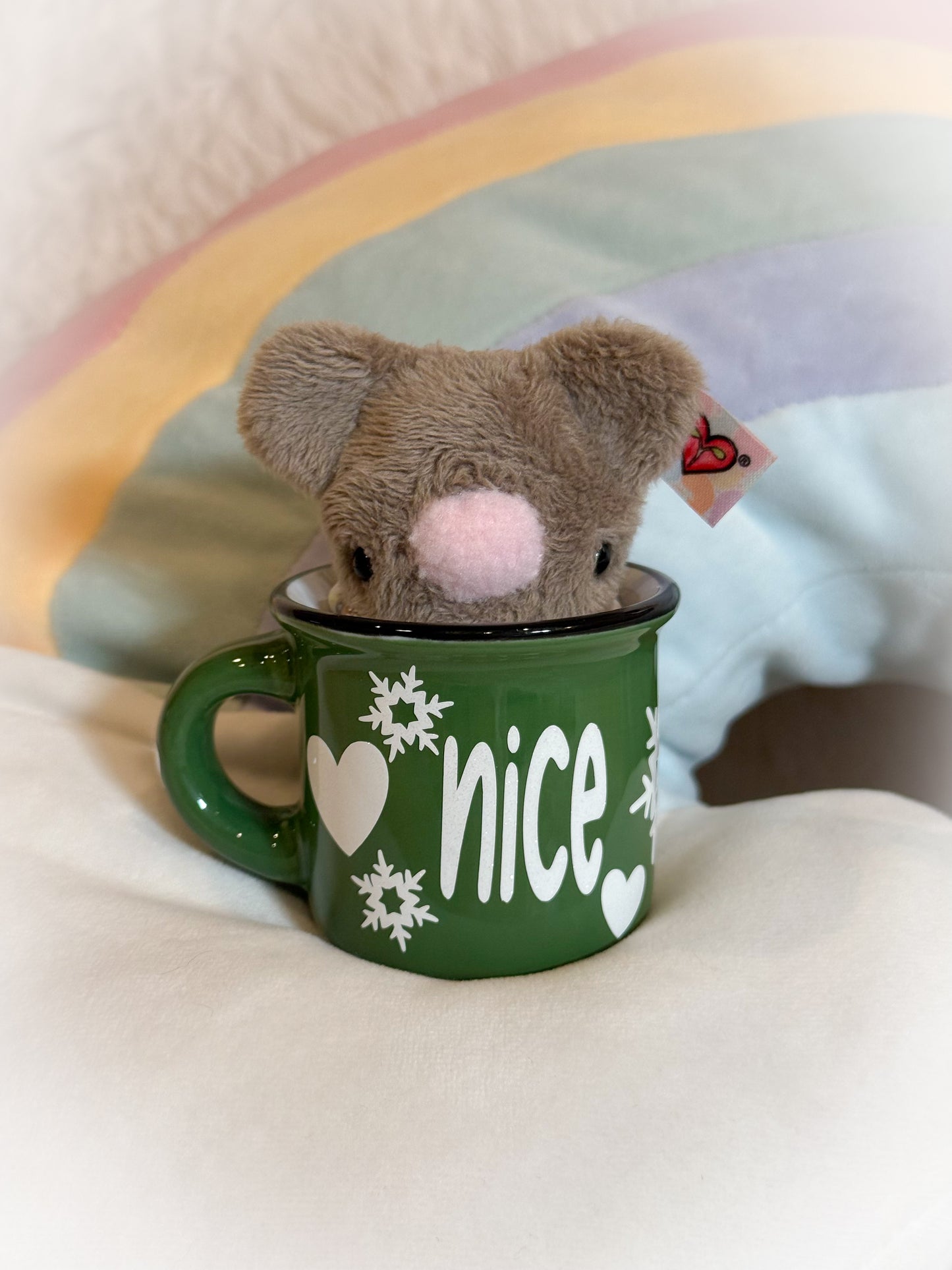 BeanTown Buddies® Tiny Teddi Xmas "Nice"