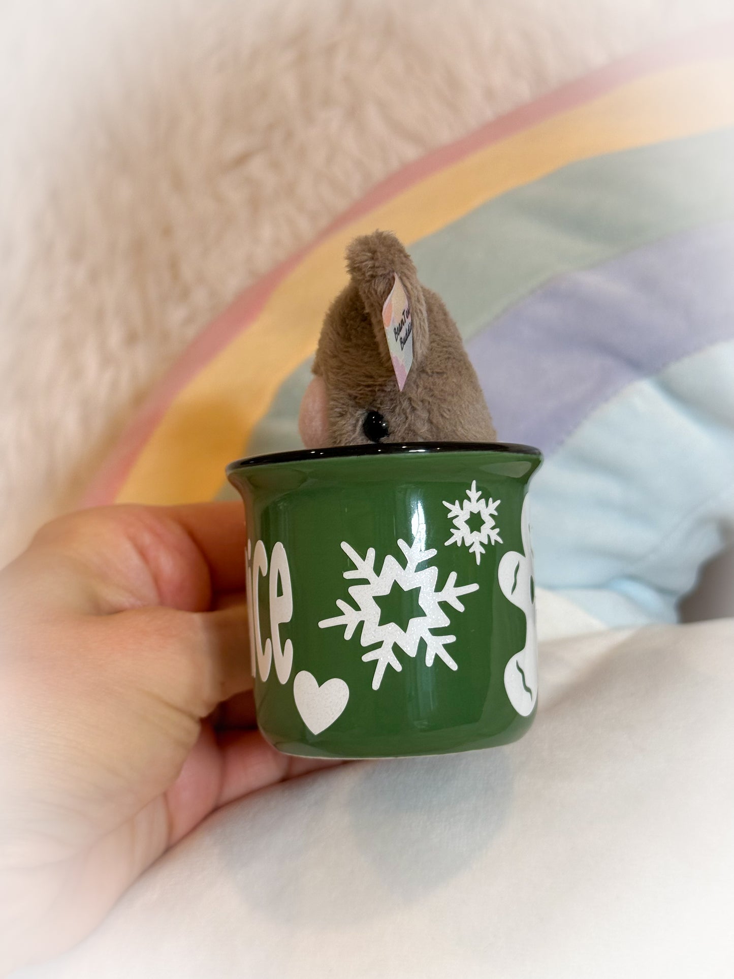 BeanTown Buddies® Tiny Teddi Xmas "Nice"