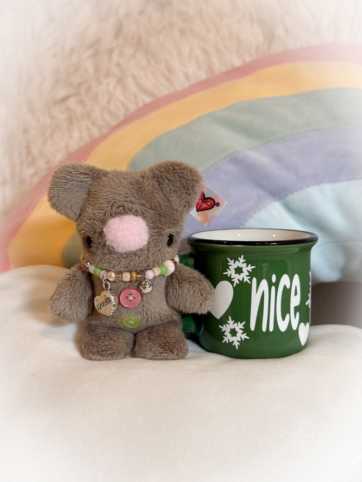 BeanTown Buddies® Tiny Teddi Xmas "Nice"