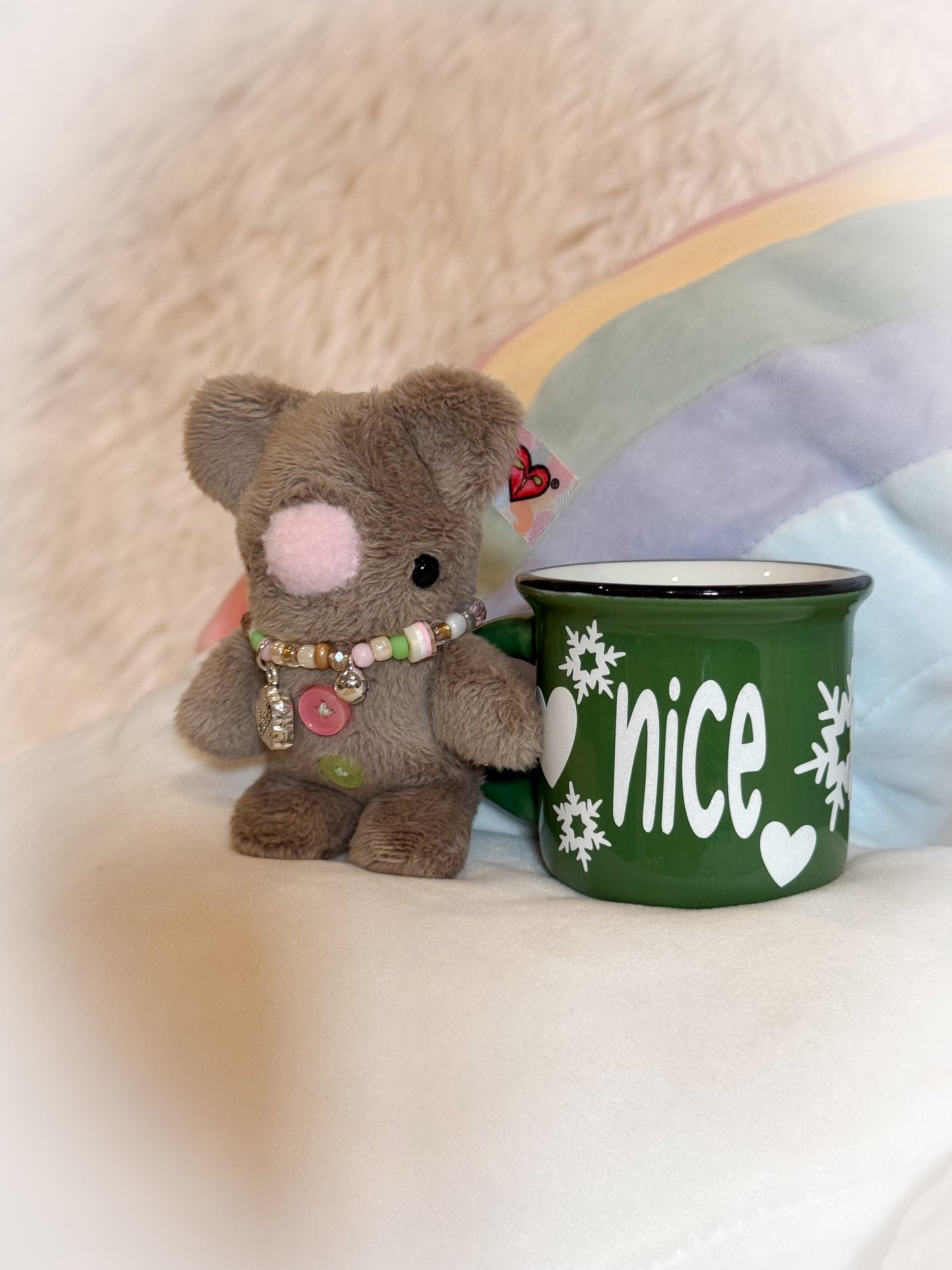 BeanTown Buddies® Tiny Teddi Xmas "Nice"