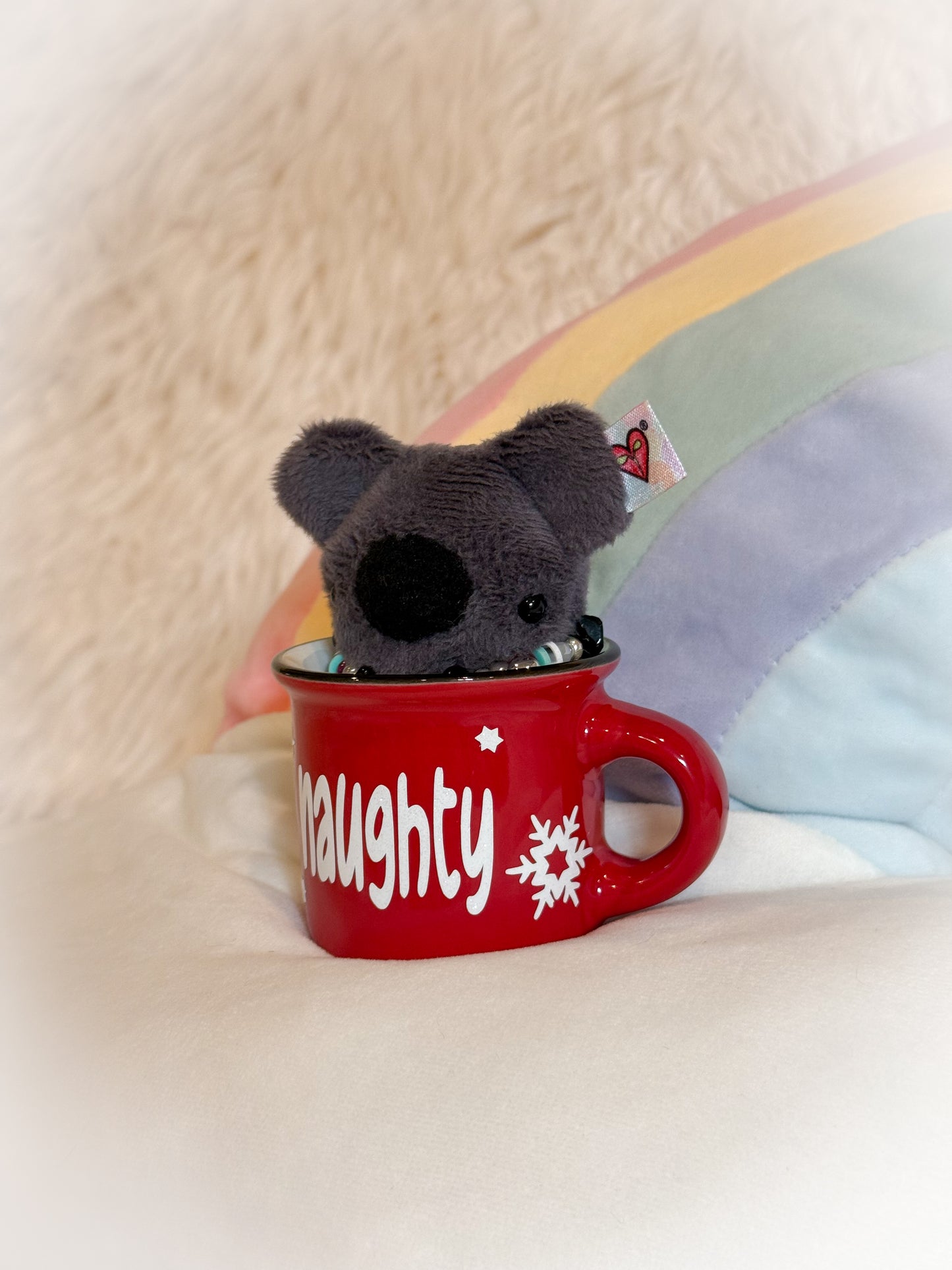 BeanTown Buddies® Tiny Teddi Xmas "Naughty"