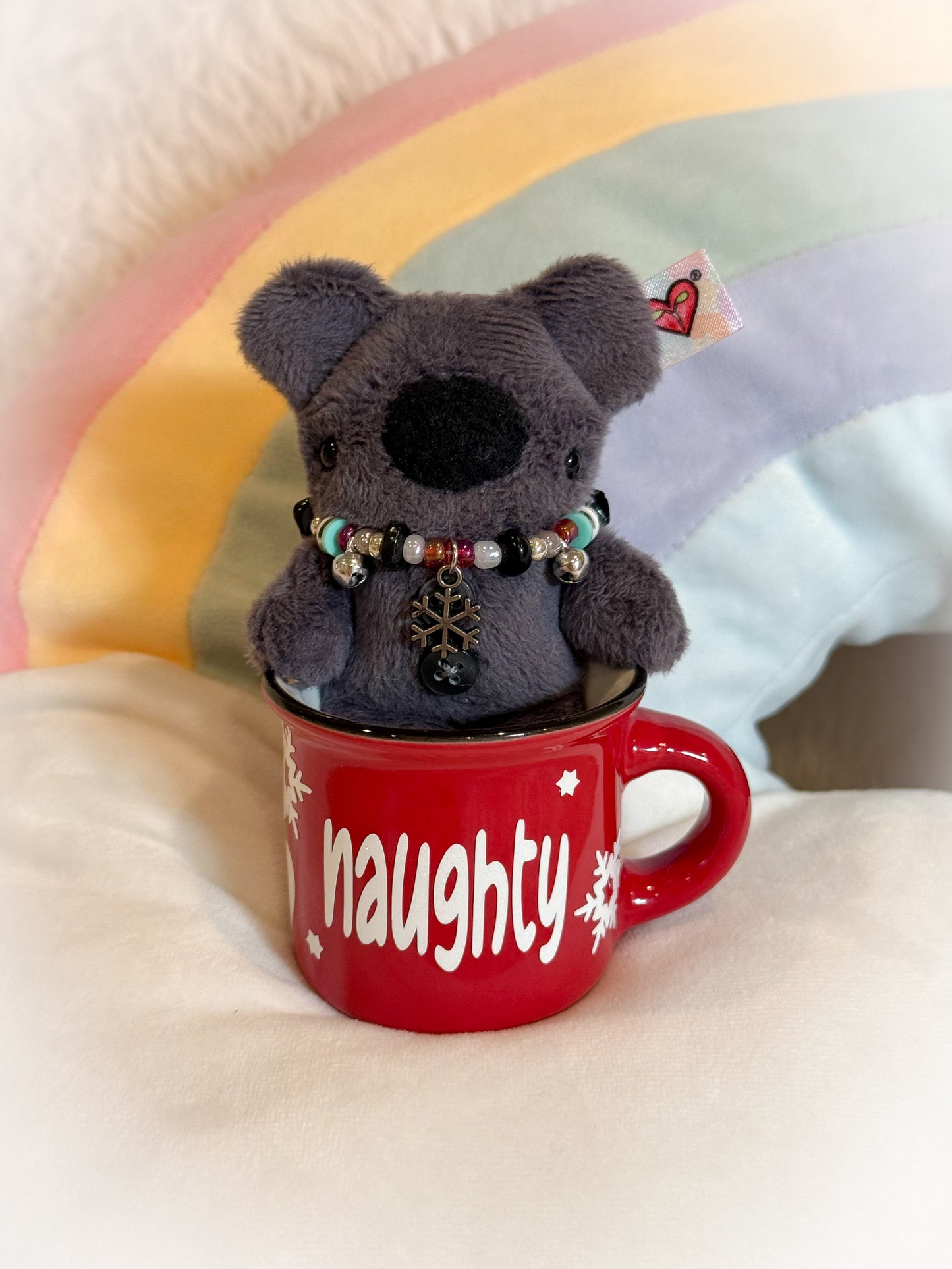 BeanTown Buddies® Tiny Teddi Xmas "Naughty"