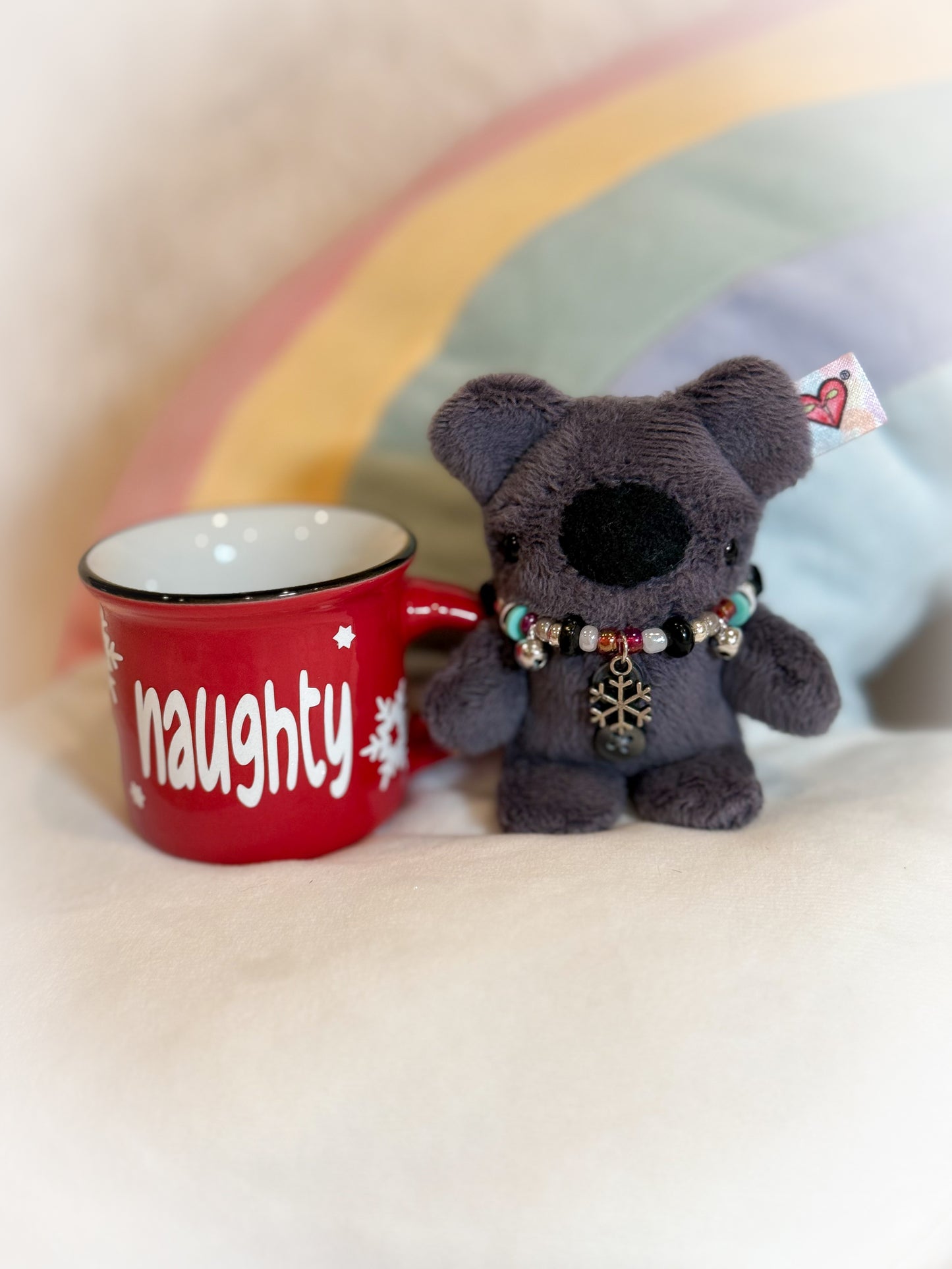 BeanTown Buddies® Tiny Teddi Xmas "Naughty"