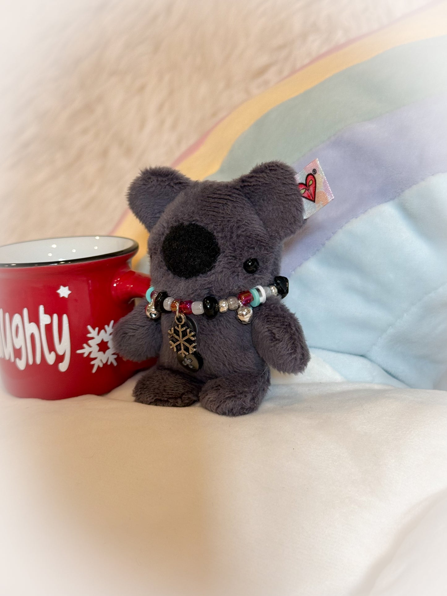 BeanTown Buddies® Tiny Teddi Xmas "Naughty"