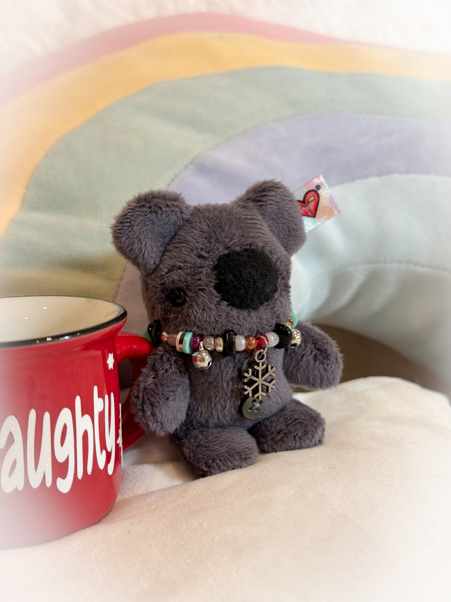 BeanTown Buddies® Tiny Teddi Xmas "Naughty"