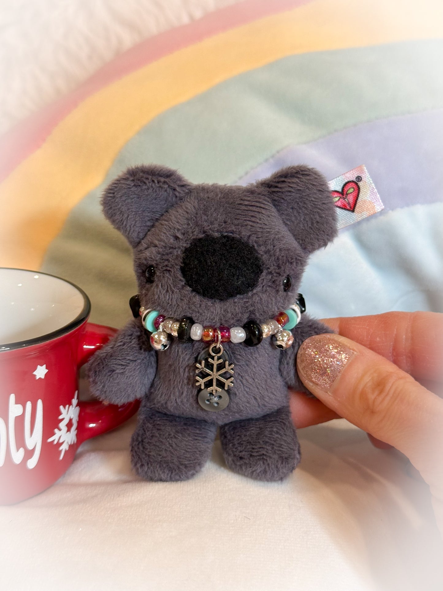 BeanTown Buddies® Tiny Teddi Xmas "Naughty"