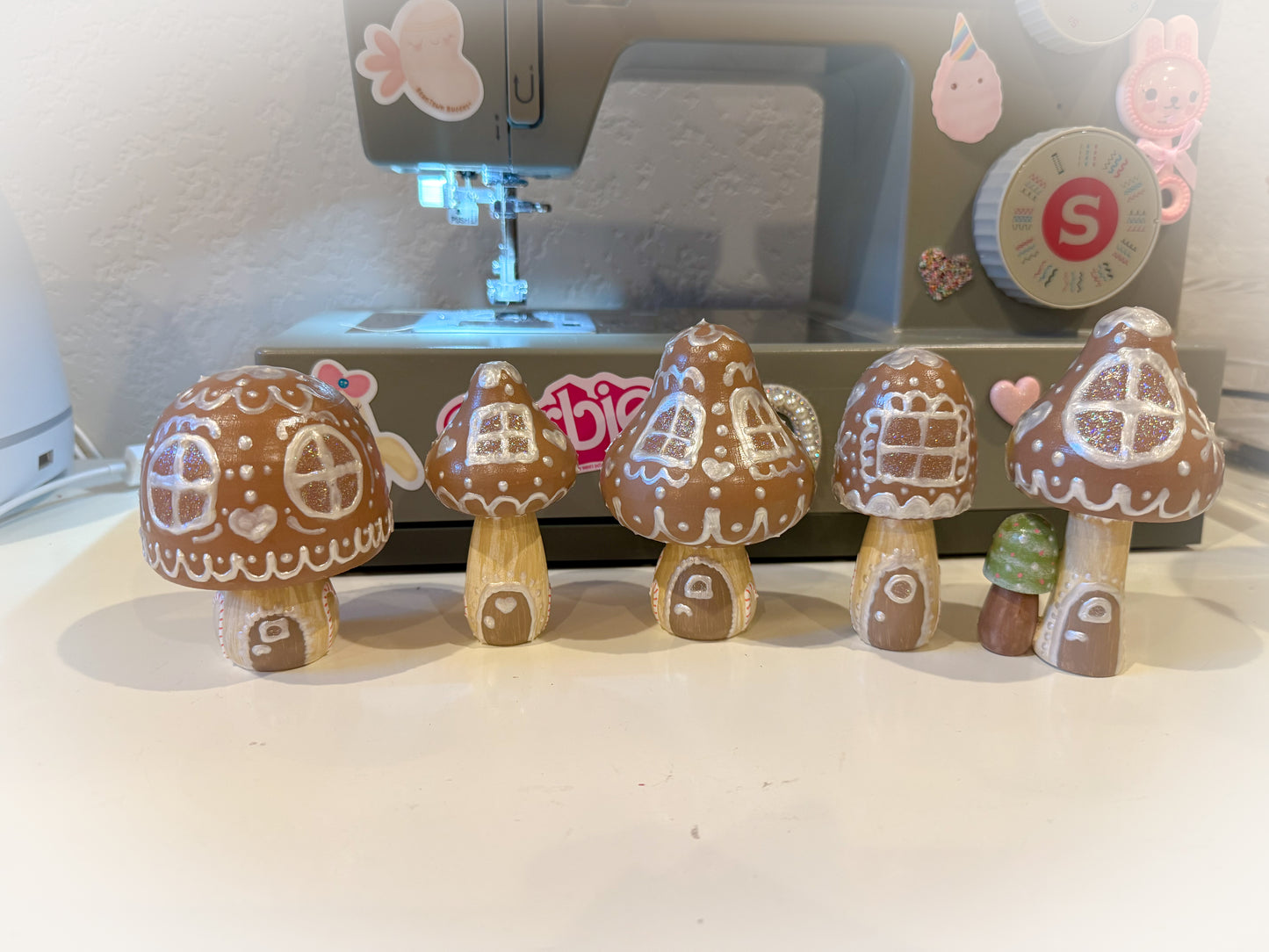 BeanTown Buddies® Wooden Merry Mushi set of 5