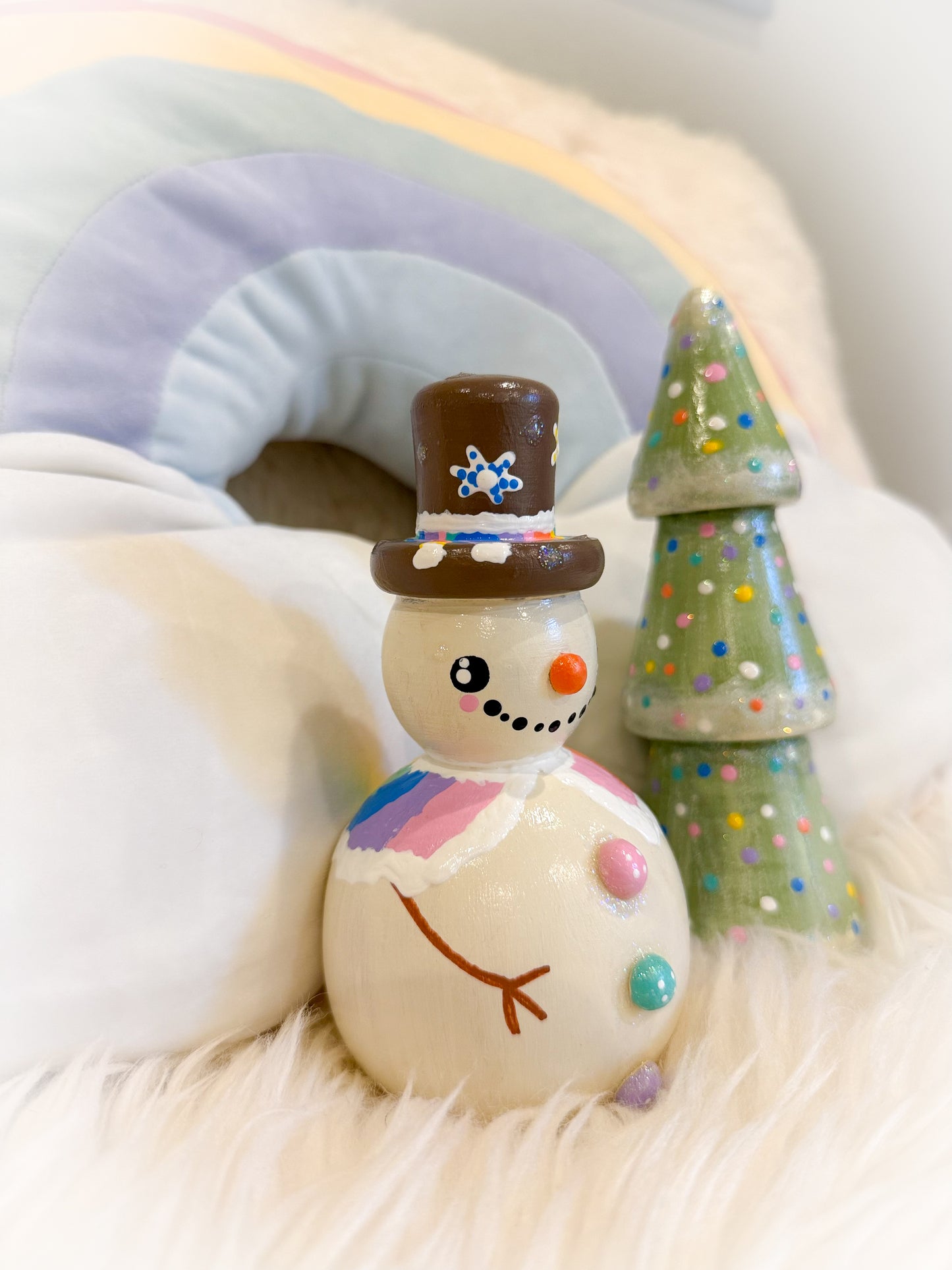 BeanTown Buddies®  Frosti & Tree Wooden Decor Set