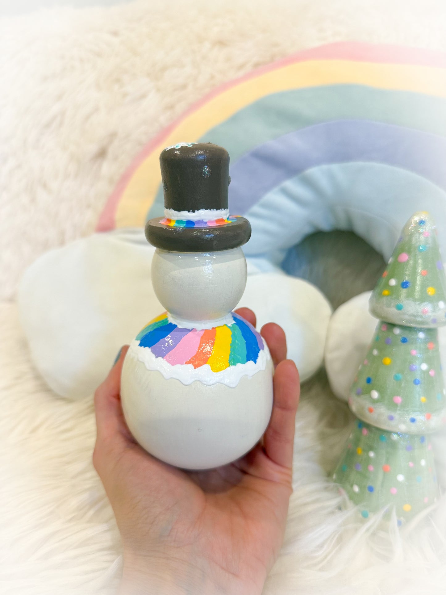 BeanTown Buddies®  Frosti & Tree Wooden Decor Set