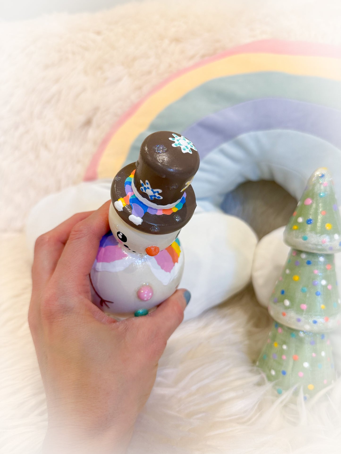 BeanTown Buddies®  Frosti & Tree Wooden Decor Set