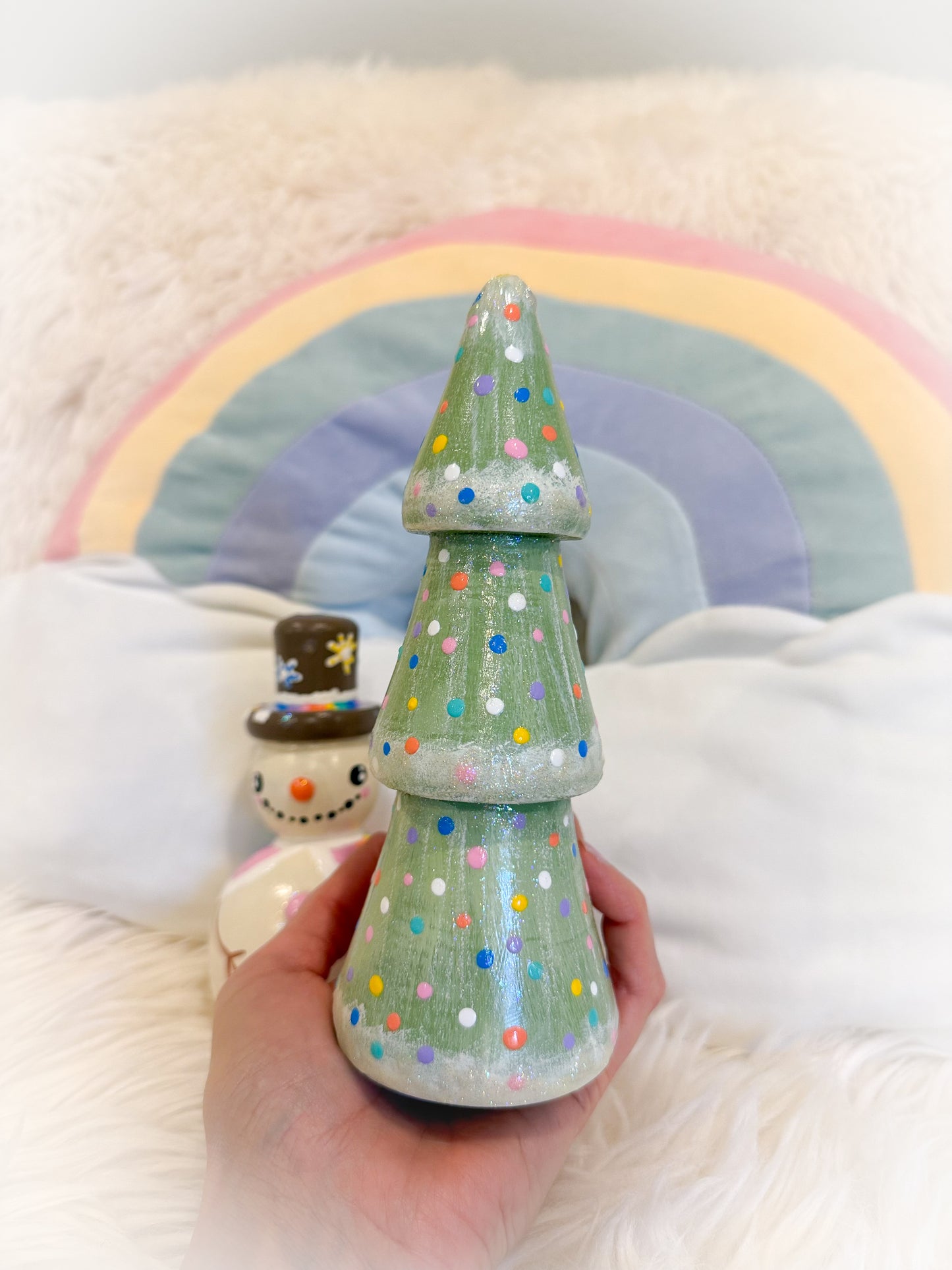 BeanTown Buddies®  Frosti & Tree Wooden Decor Set