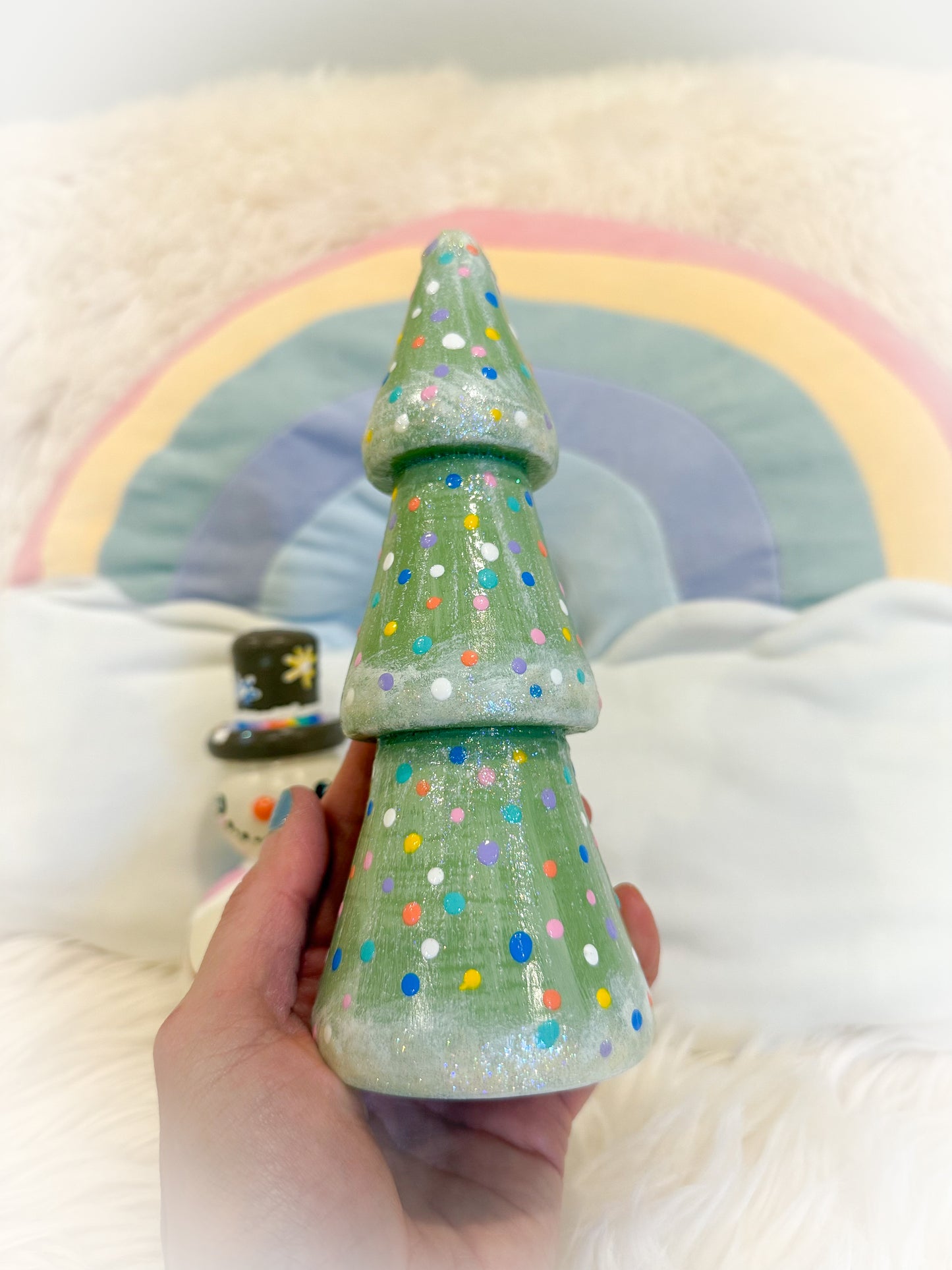 BeanTown Buddies®  Frosti & Tree Wooden Decor Set