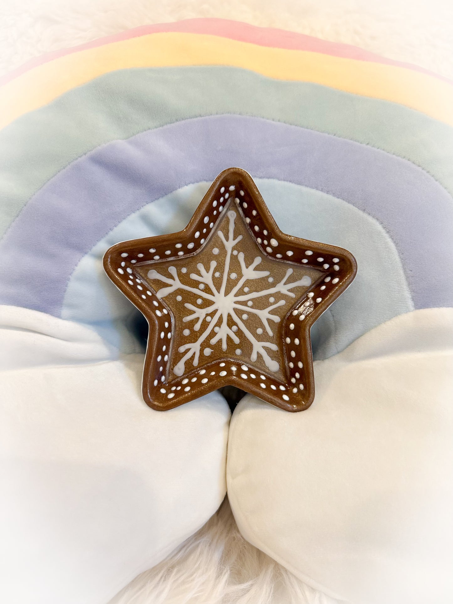 BeanTown Buddies®  Gingerbread Star Trinket Tray