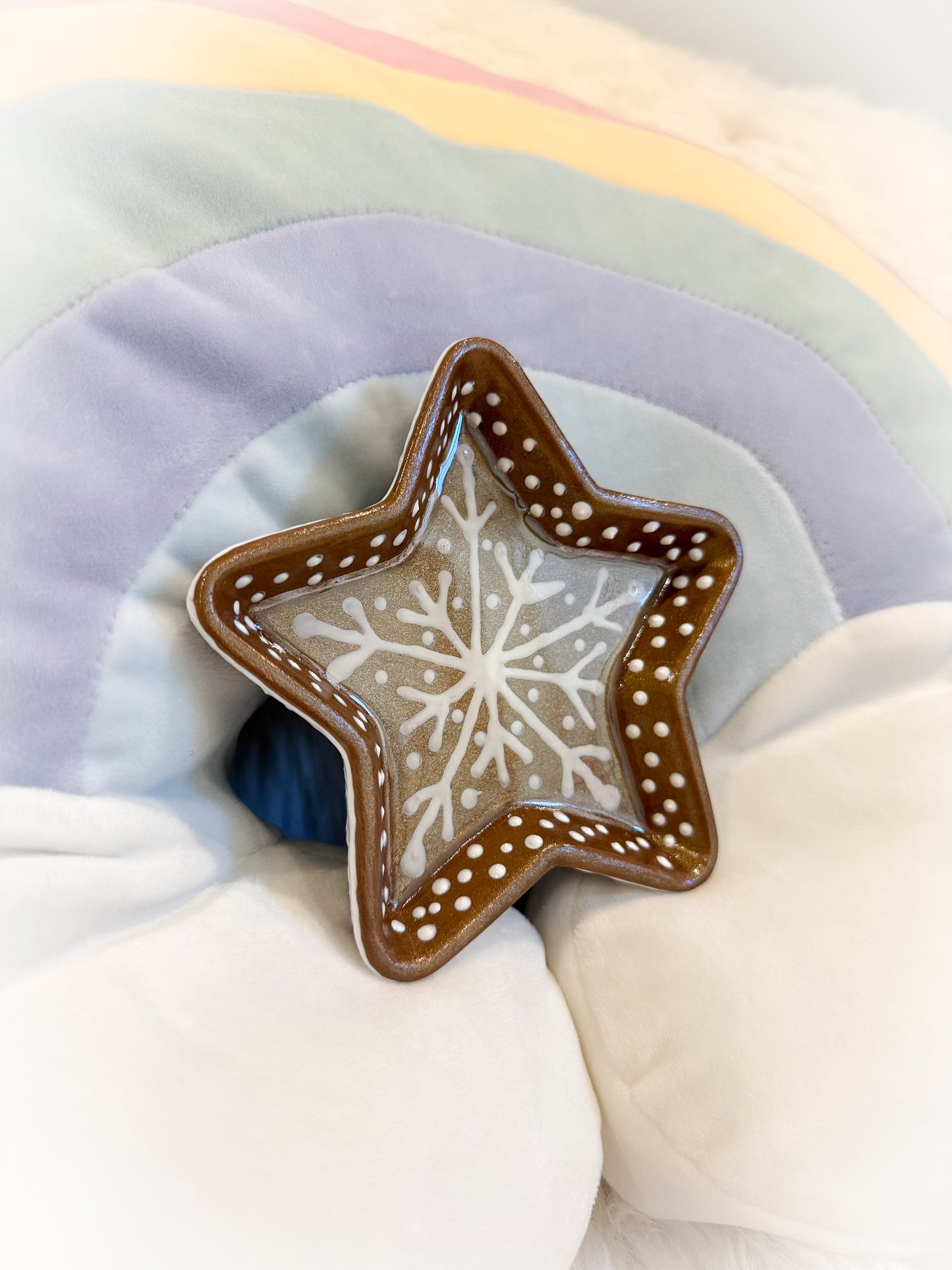 BeanTown Buddies®  Gingerbread Star Trinket Tray