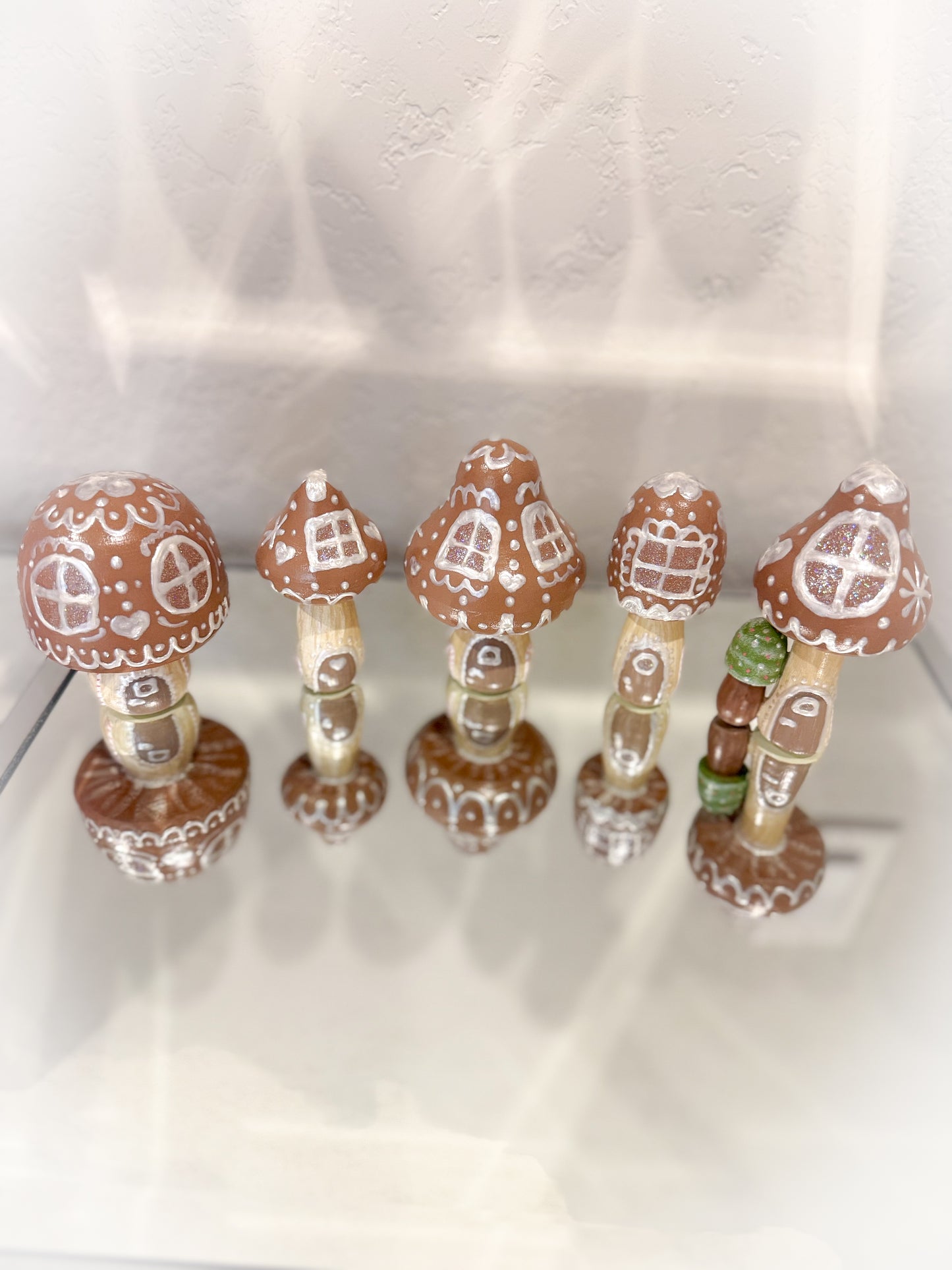 BeanTown Buddies® Wooden Merry Mushi set of 5