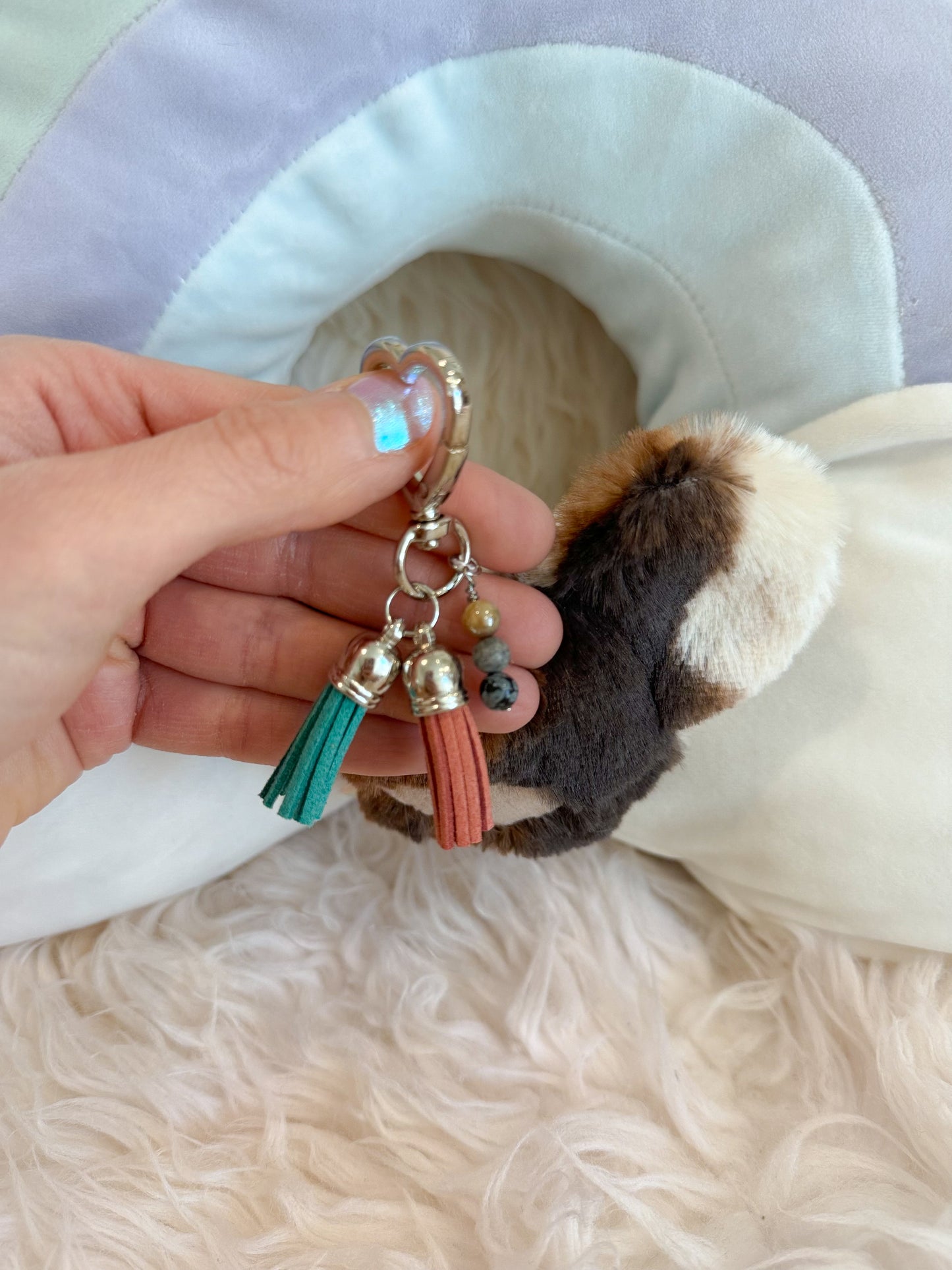 BeanTown Buddies® Teddi Keychain