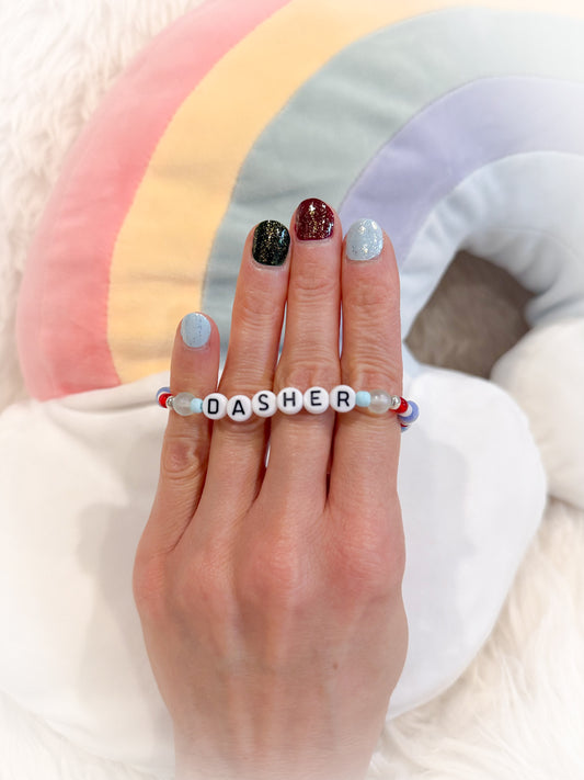 BeanTown Buddies® Holiday "DASHER" Bracelet